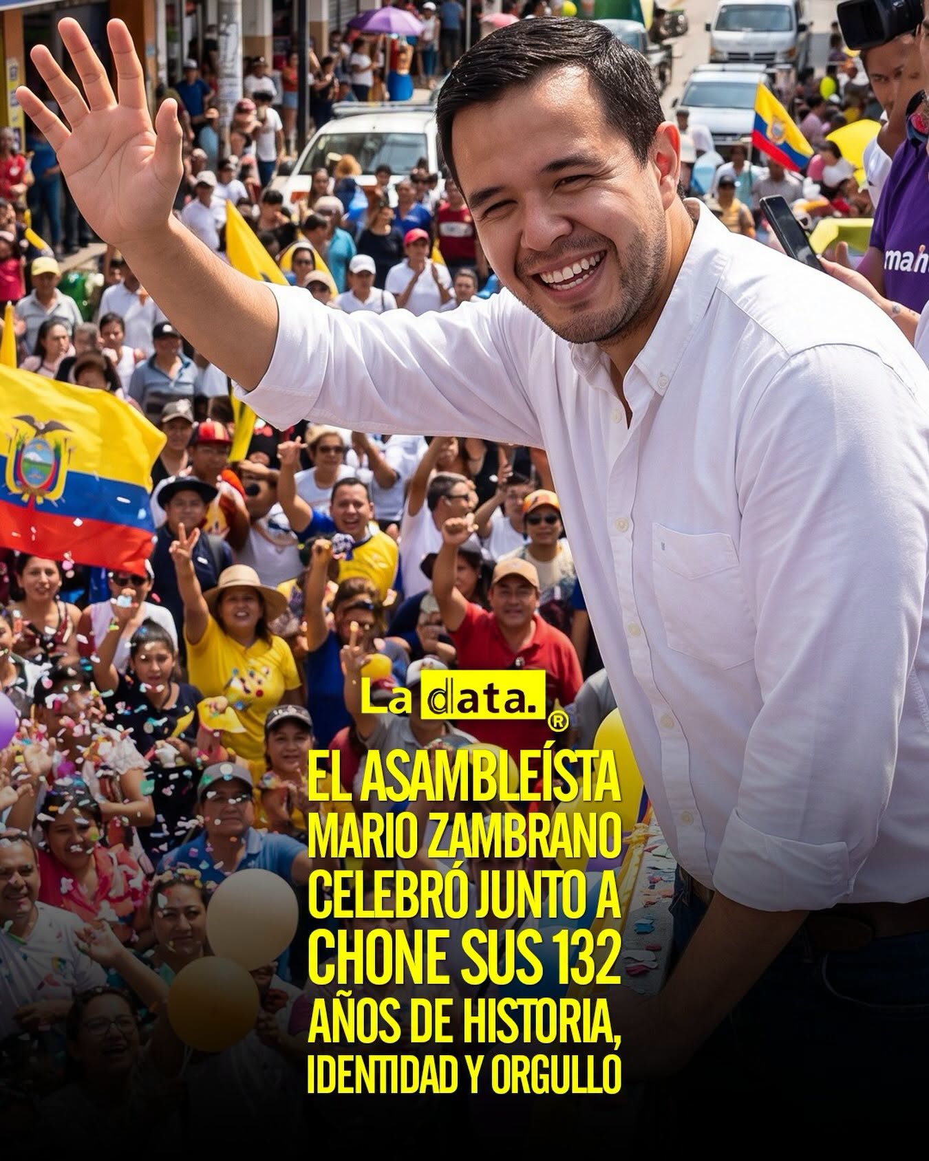 La Data ®👈 #ladata #TendenciaPolítica #Chone132Años #VivaChone