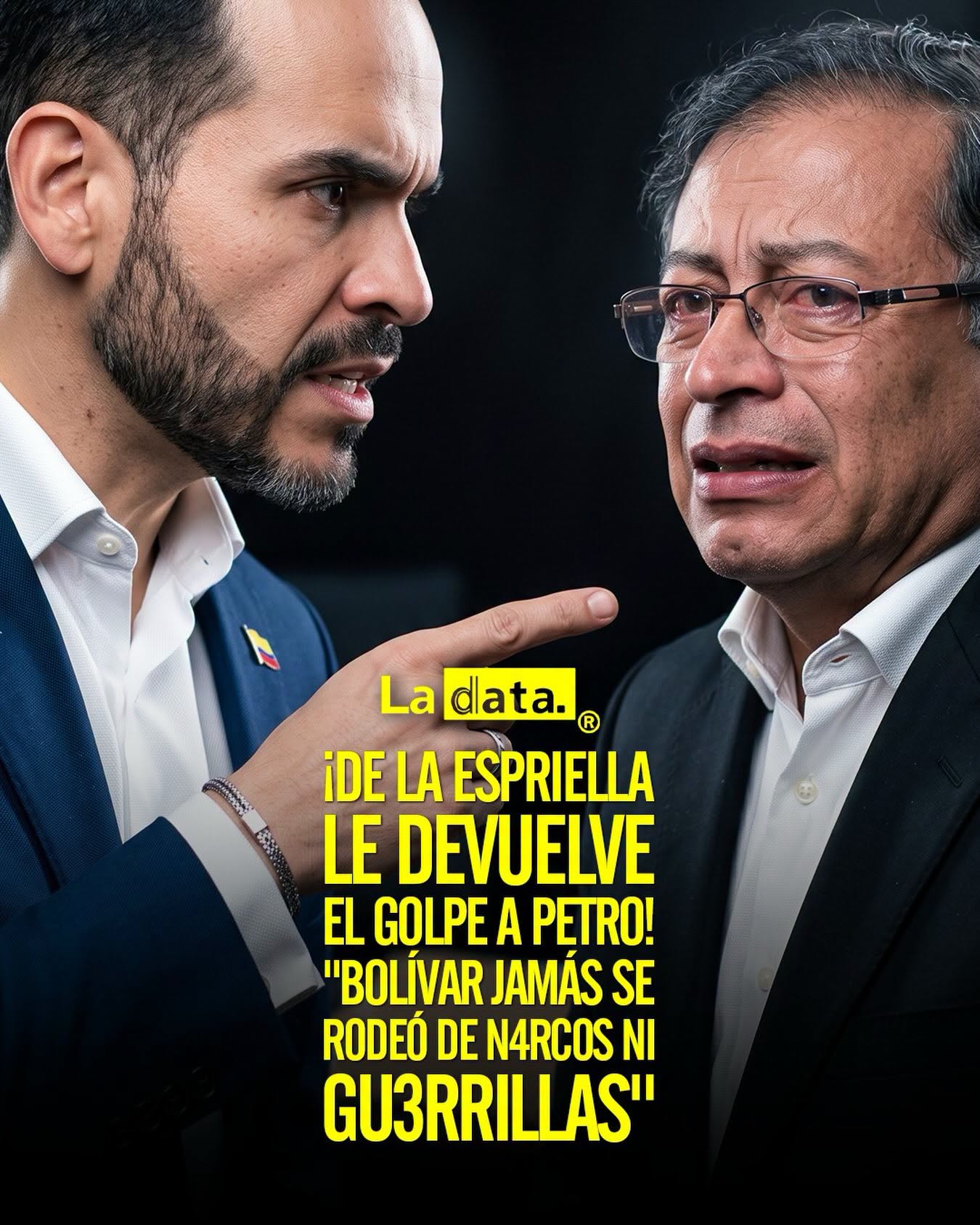 La Data ®👈 #ladata #TendenciaPolítica  #AbelardoDeLaEspriella #GustavoPetro