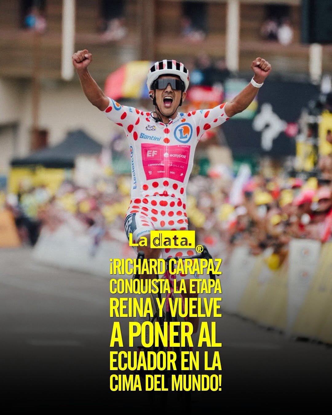 La Data ®👈 #ladata #TendenciaPolítica #RichardCarapaz #TourDeFrancia