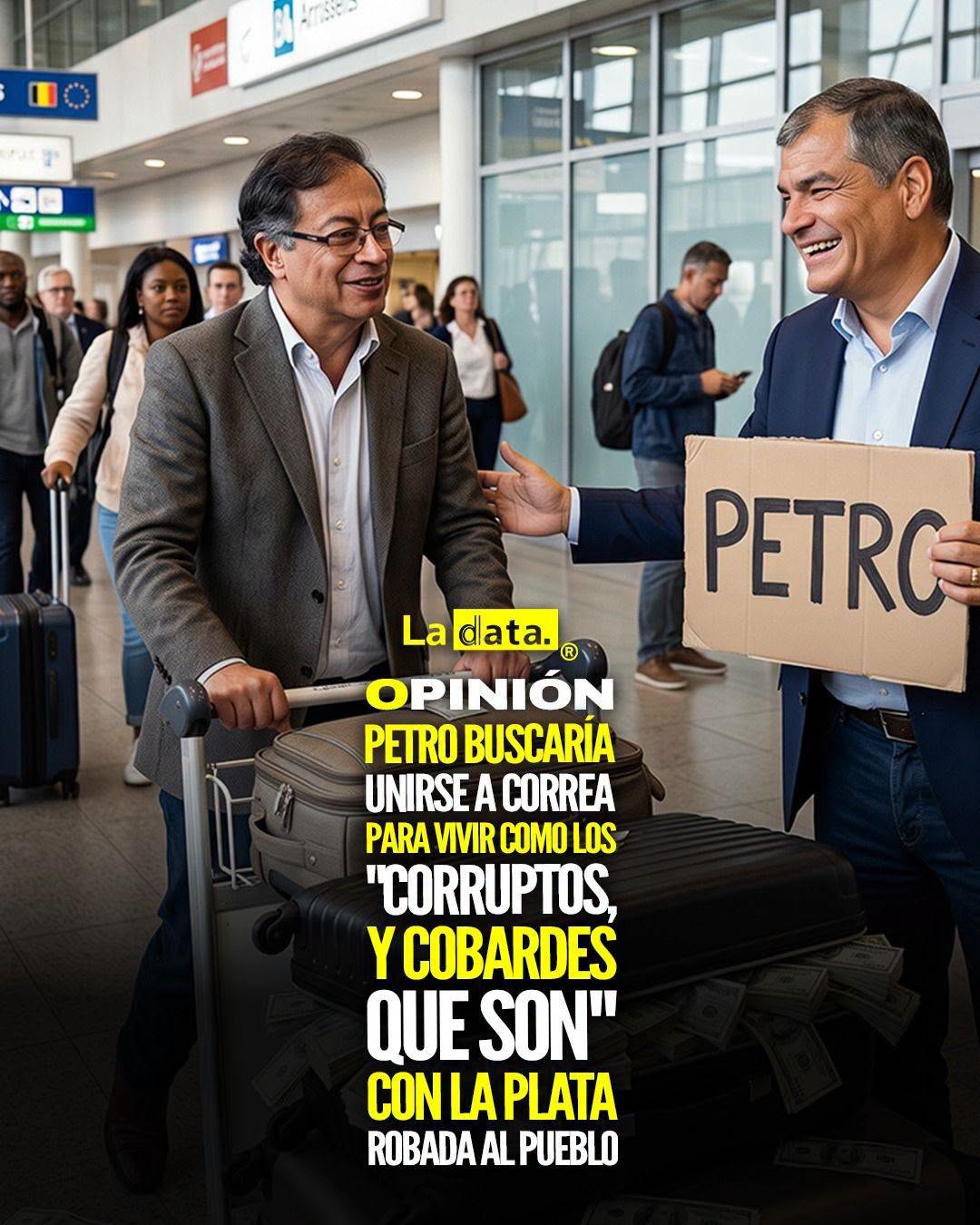 #ladataec 👈 ‎ ‎#ladata #TendenciaPolítica #GustavoPetro #RafaelCorrea
