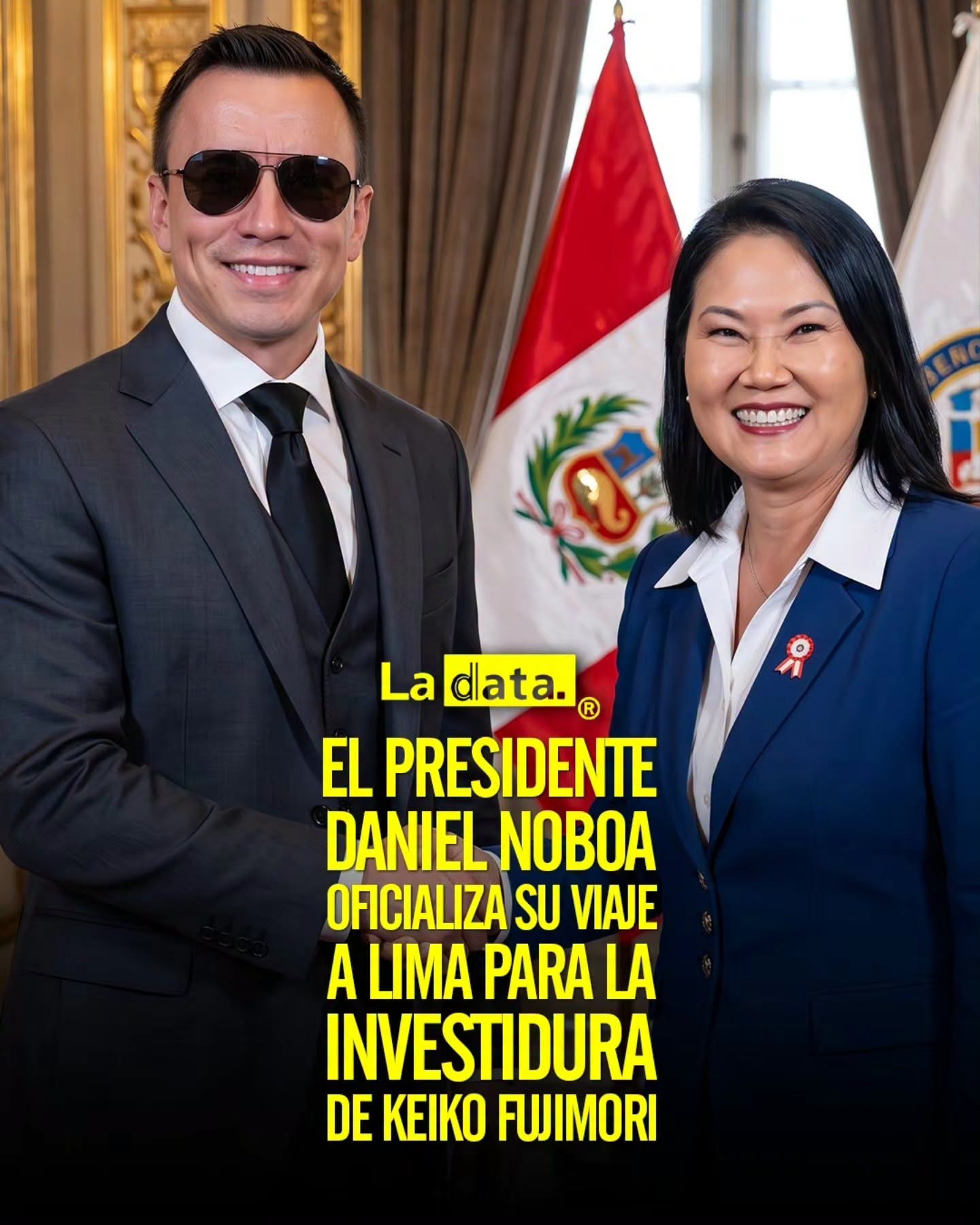 La Data ® 👈 ‎ ‎#ladata #TendenciaPolítica #DanielNoboa #KeikoFujimori