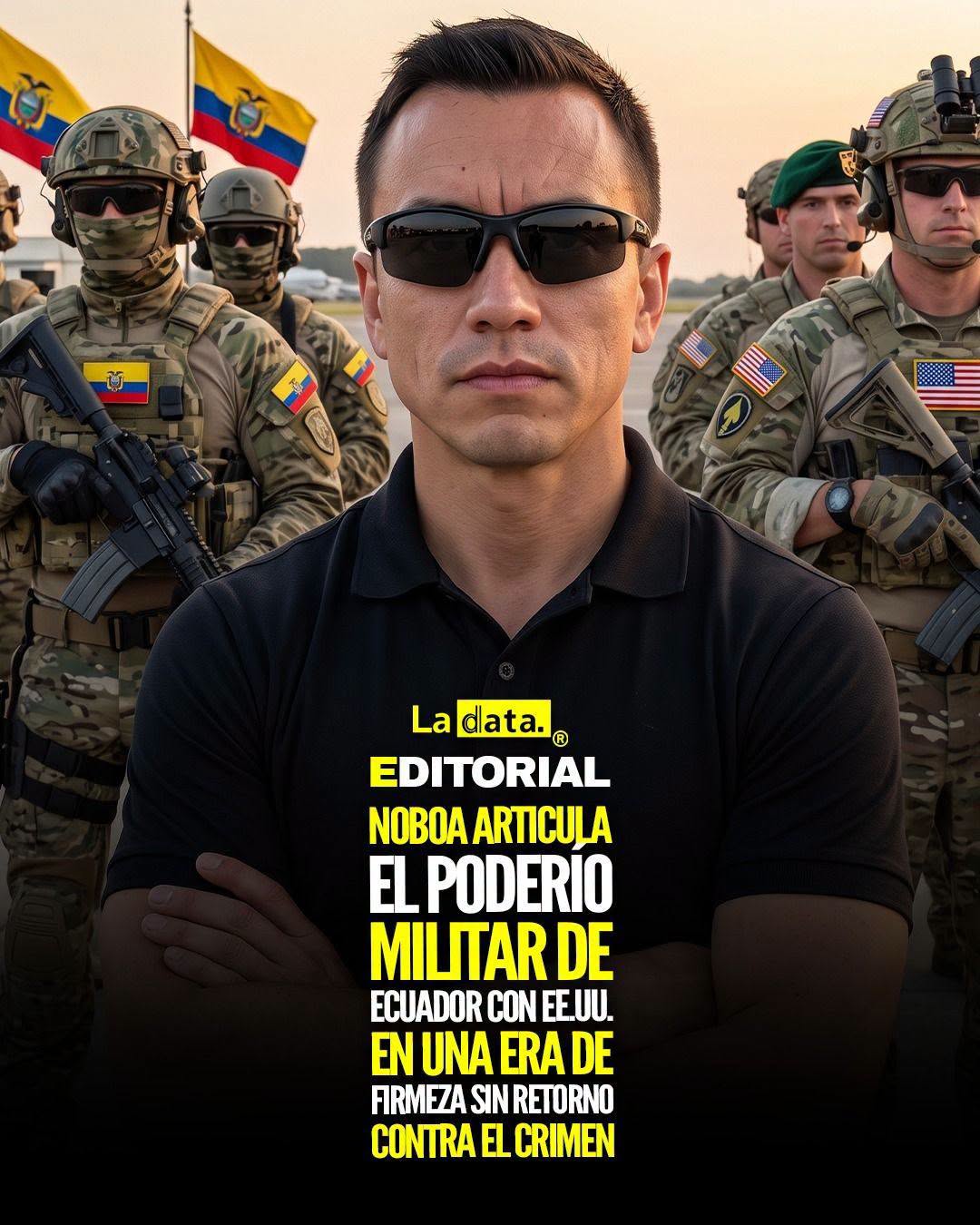 @ladataec 👈 ‎ ‎#ladata #TendenciaPolítica #DanielNoboa #Seguridad