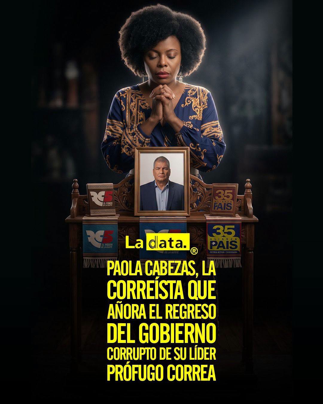 @ladataec👈 #ladata #TendenciaPolítica #Correísmo #PaolaCabezas