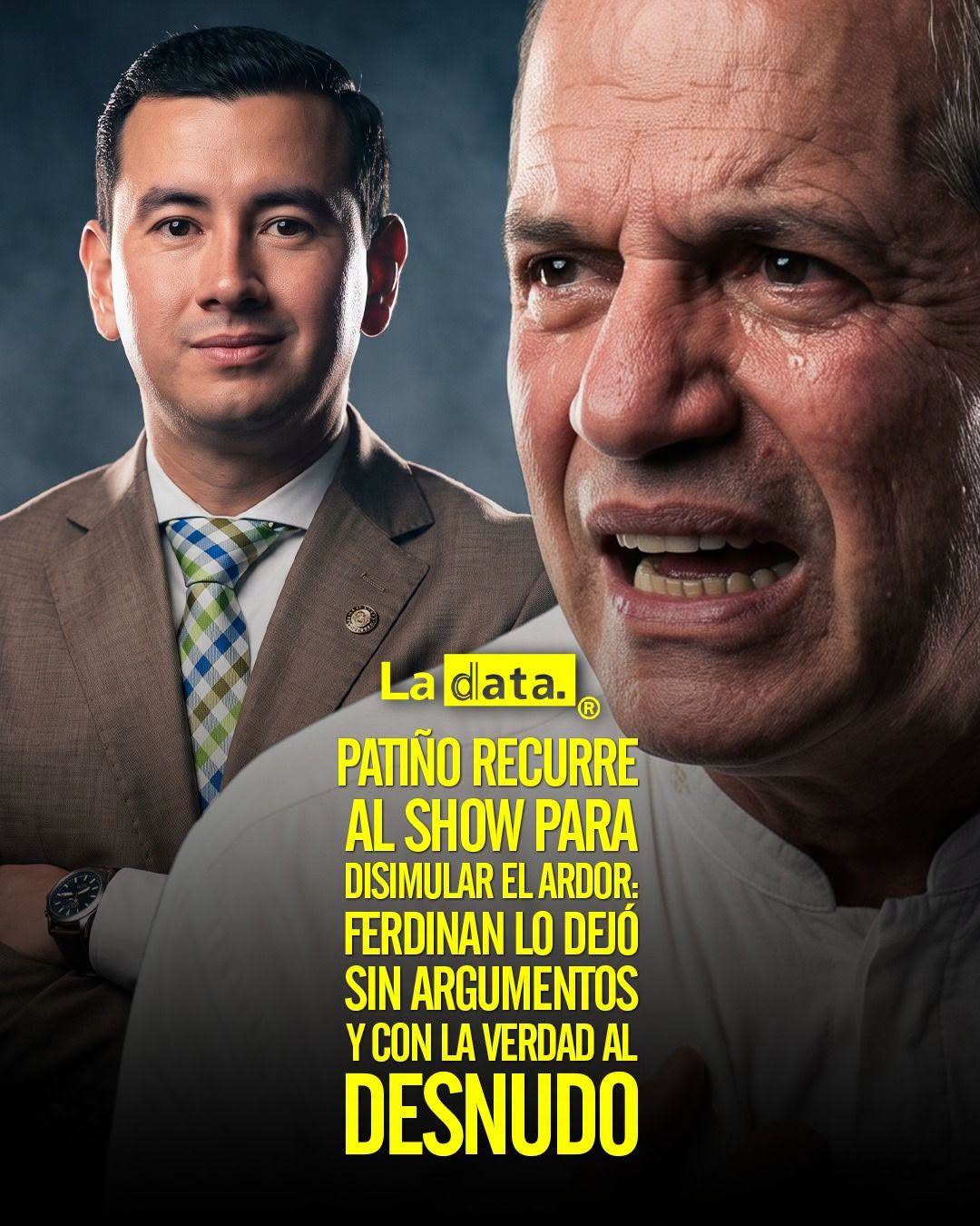 @ladataec 👈 ‎ ‎#ladata #TendenciaPolítica #RicardoPatiño #Correísmo