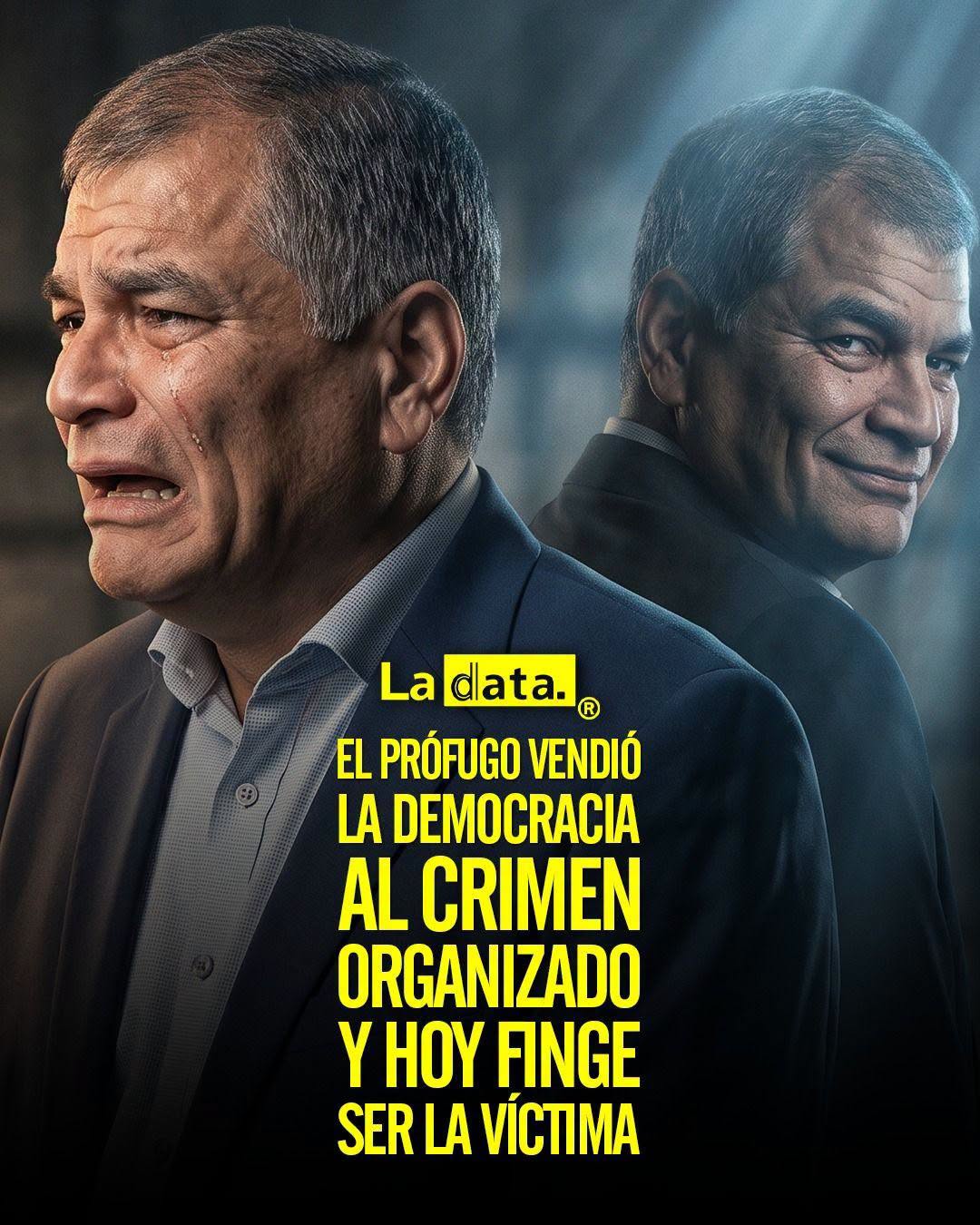 @ladataec 👈 ‎ ‎#ladata #TendenciaPolítica #RafaelCorrea #Prófugo