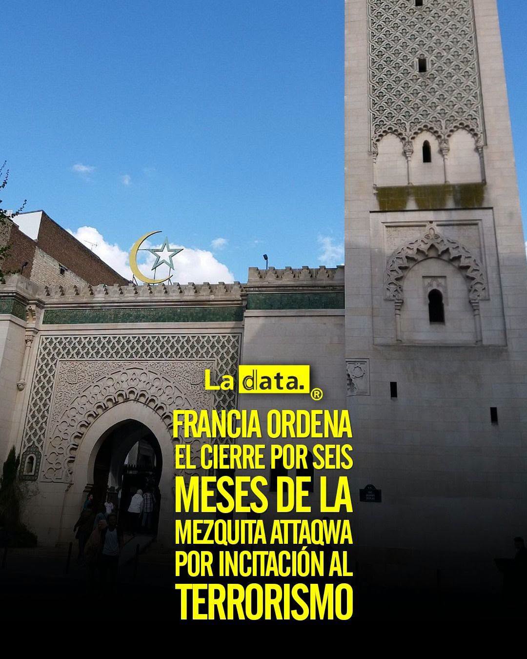 @ladataec 👈 ‎ ‎#ladata #TendenciaPolítica #Francia #Mezquita