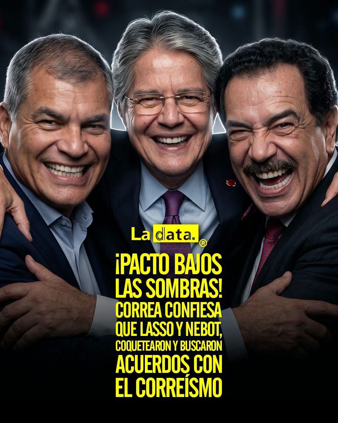 @ladataec 👈 ‎ ‎#ladata #TendenciaPolítica #RafaelCorrea #Corrupción