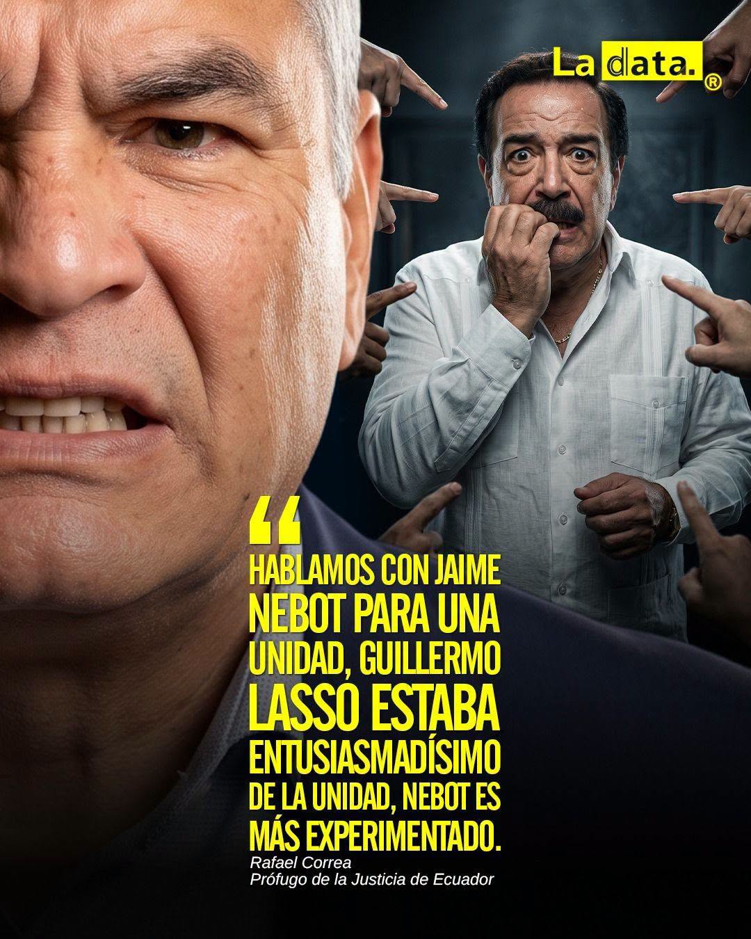 @ladataec👈 #ladata #TendenciaPolítica #RafaelCorrea #Nebot