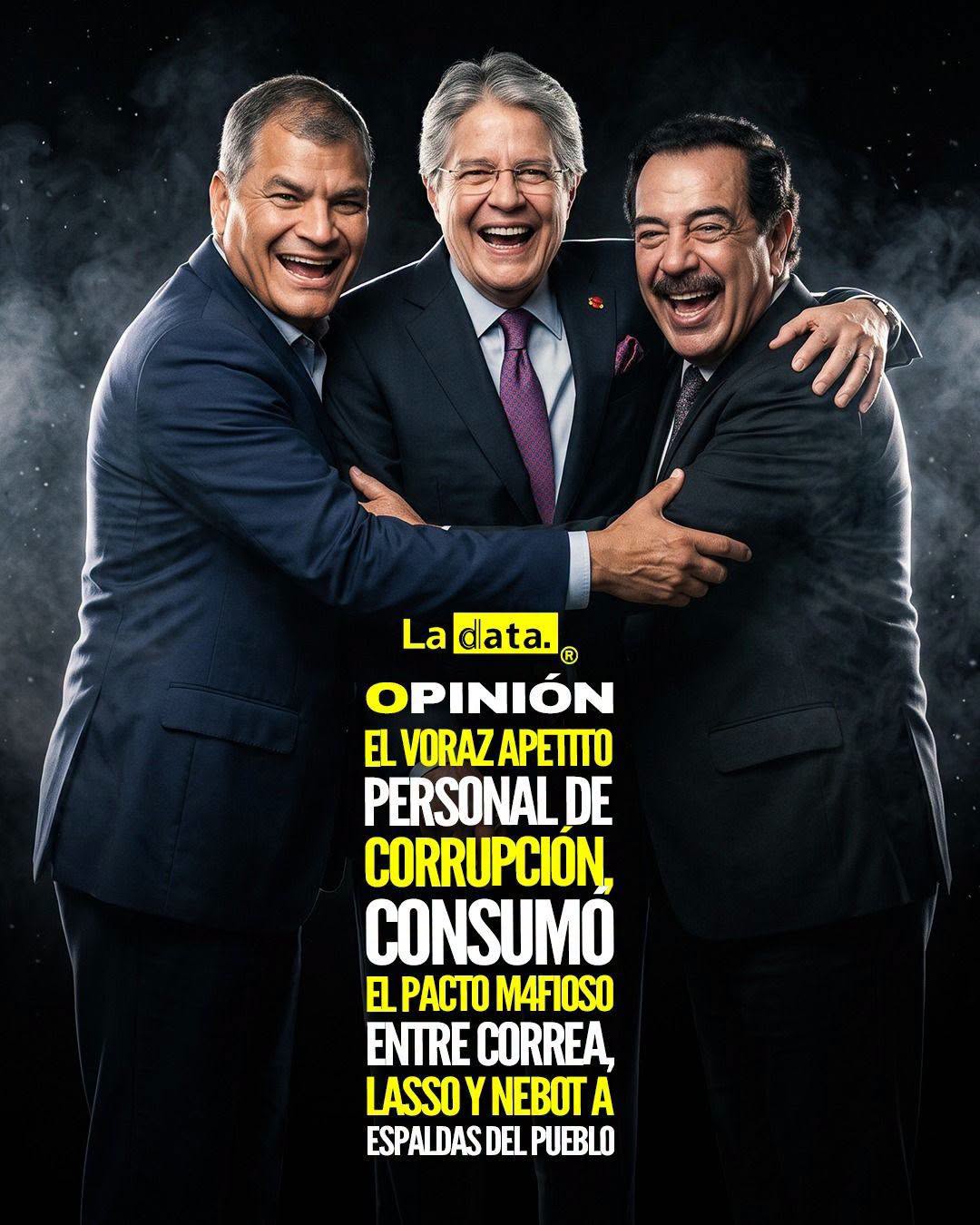@ladataec 👈 ‎ ‎#ladata #TendenciaPolítica #RafaelCorrea #Corrupción