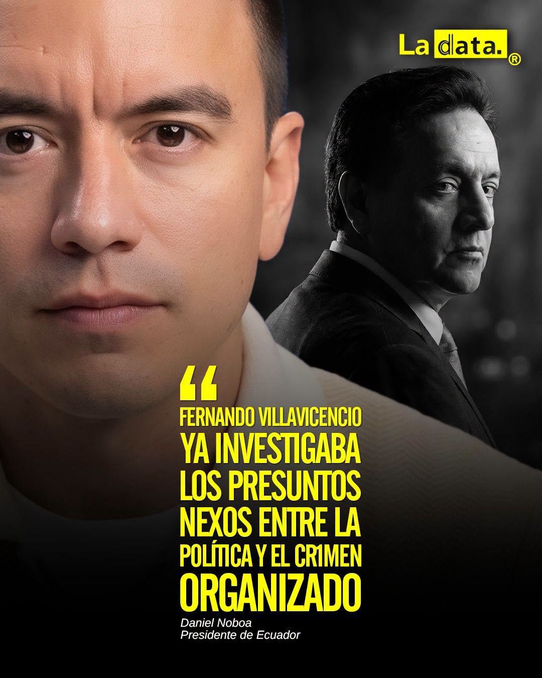 @ladataec 👈 #ladata #TendenciaPolítica #DanielNoboa #Seguridad