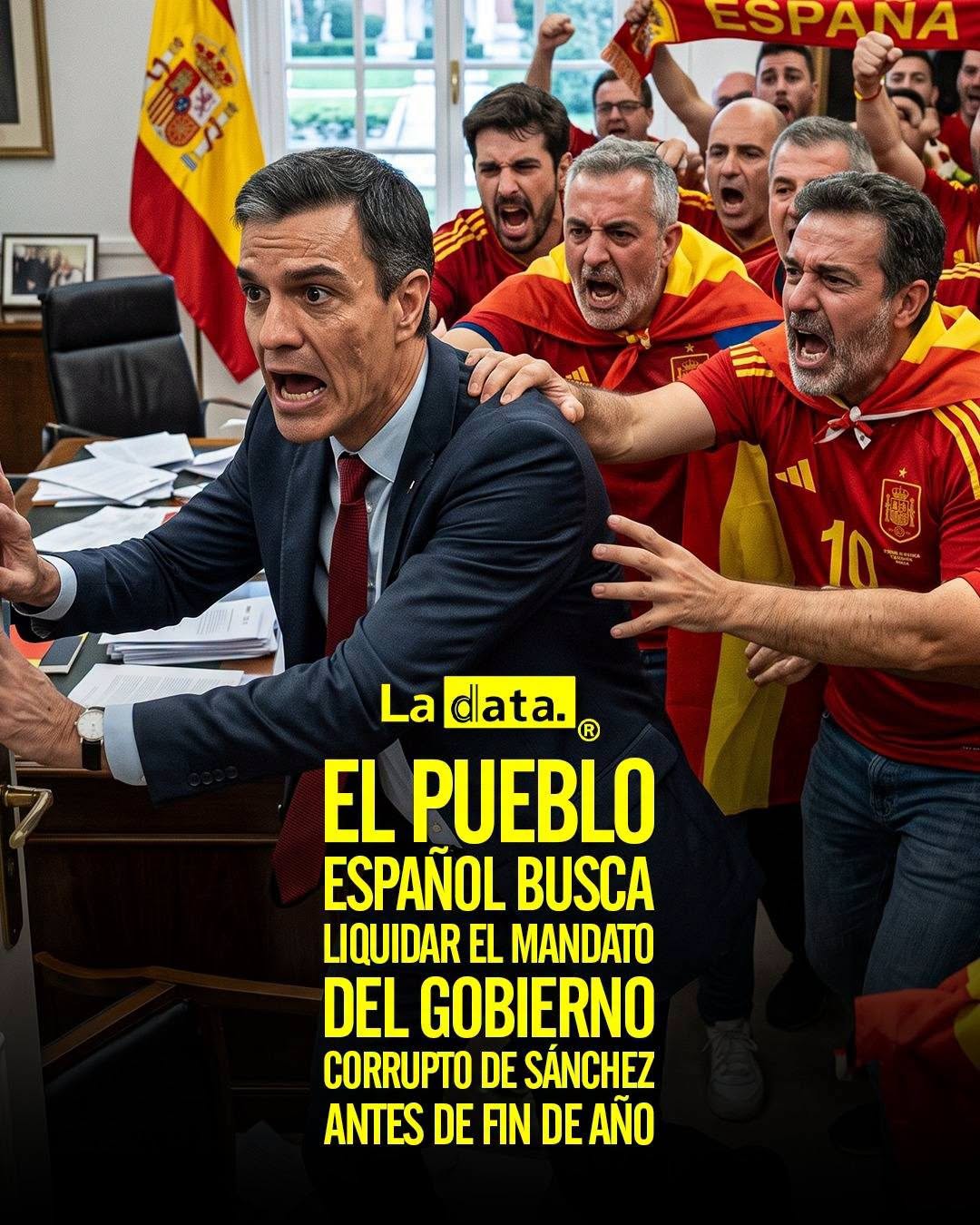 @ladataec 👈 ‎ ‎#ladata #TendenciaPolítica #PedroSánchez #España