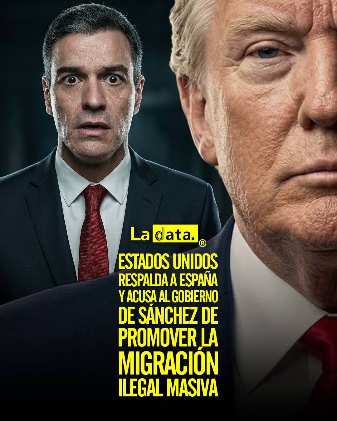#Tendencia Estados Unidos respalda a España y acusa al Gobierno de Sánchez de promover la migración ilegal masiva El Departam
