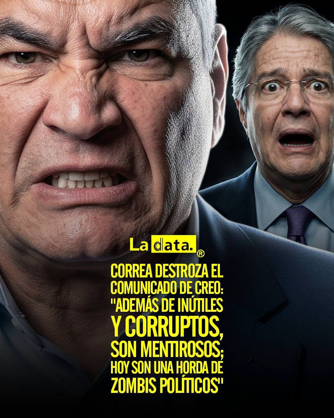 @ladataec 👈 #ladataec #tendenciapolitica #correa #lasso