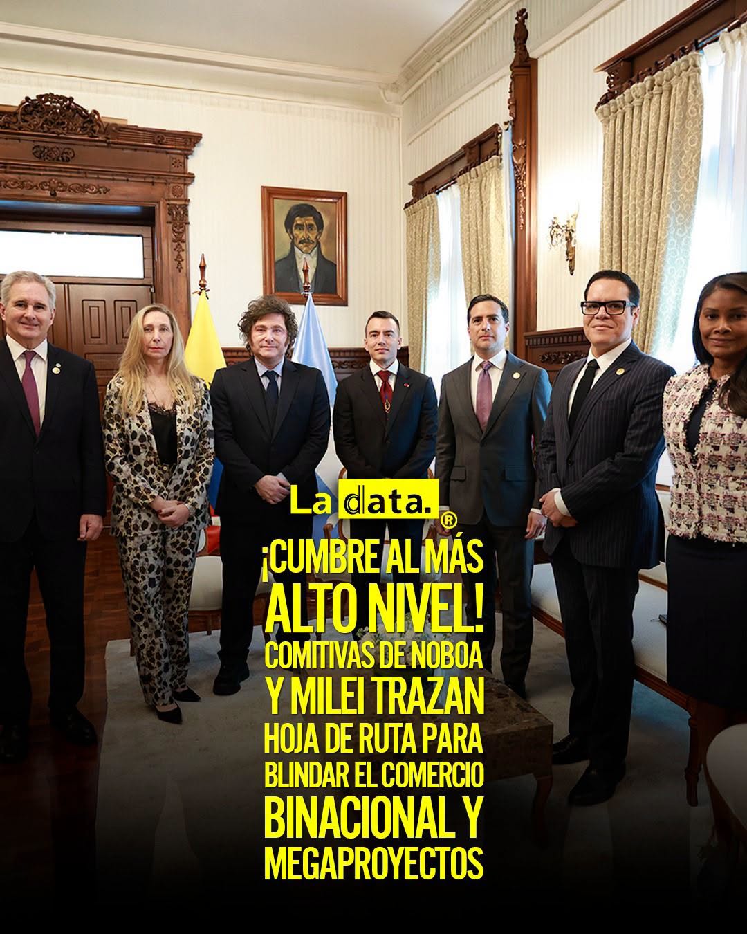 @ladataec👈 #LaData #TendenciaPolitica #Milei #Noboa