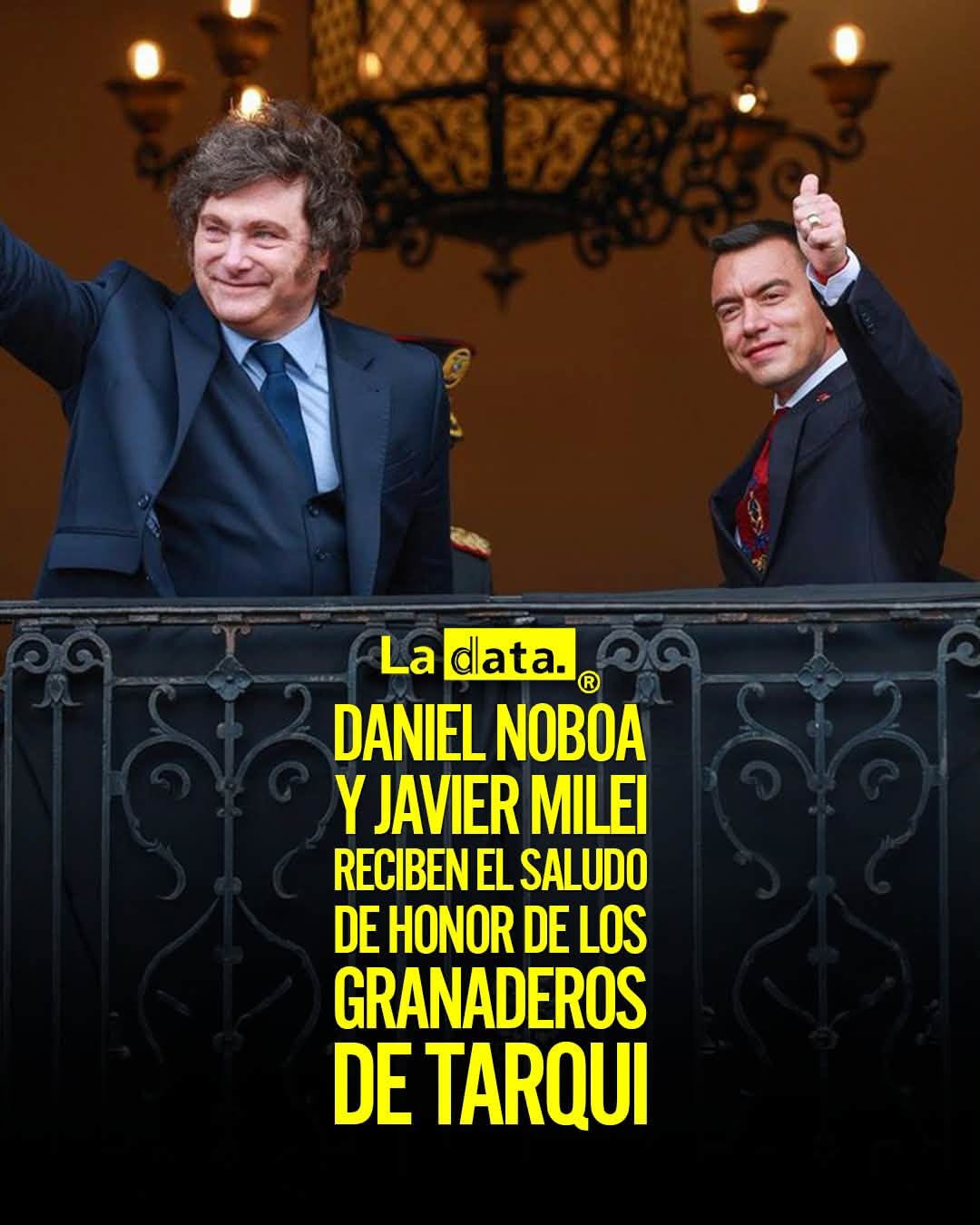 @ladataec👈 #ladata #TendenciaPolítica #DanielNoboa #JavierMilei