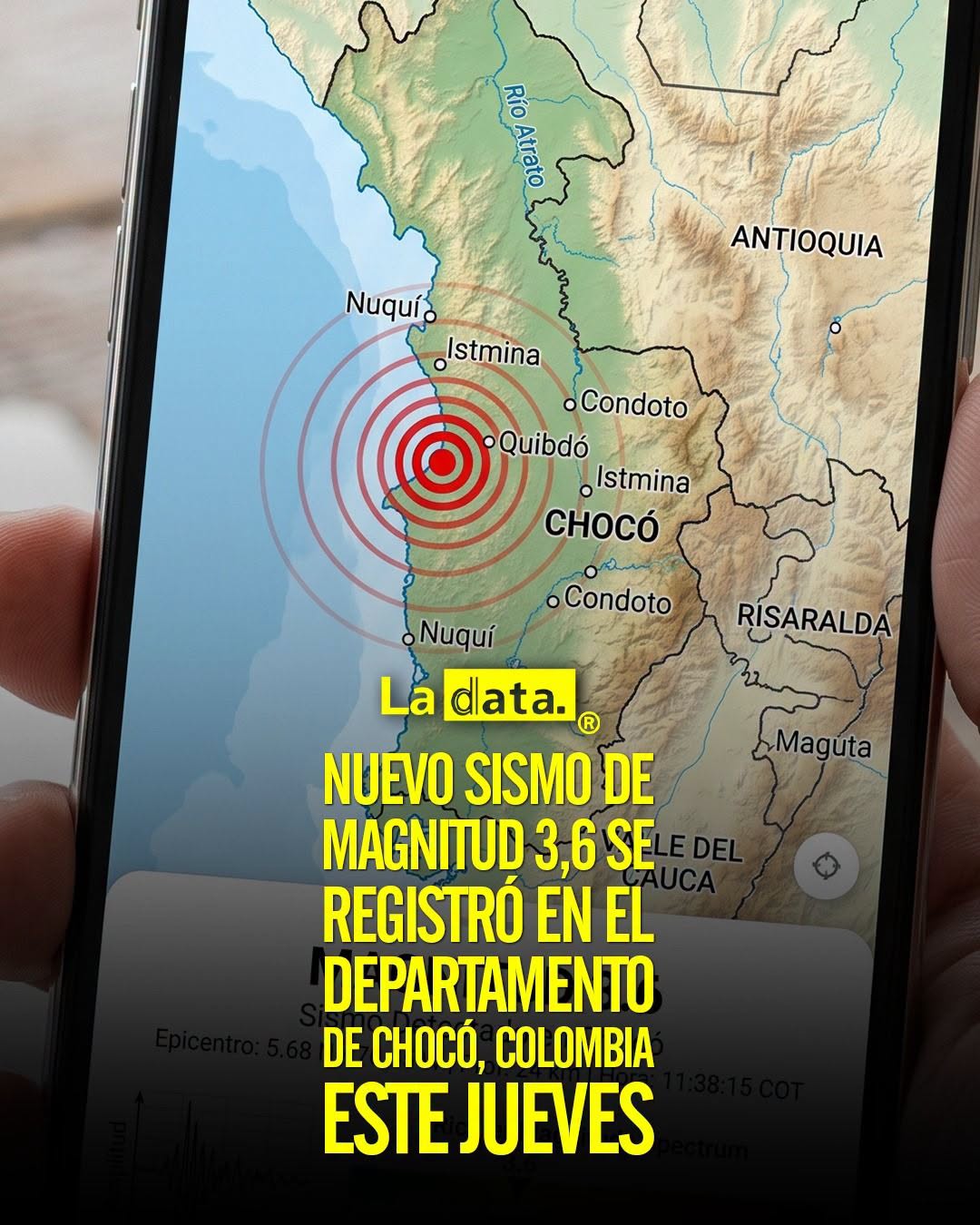 @ladataec 👈 ‎ ‎#ladata #TendenciaPolítica #Sismo #Colombia