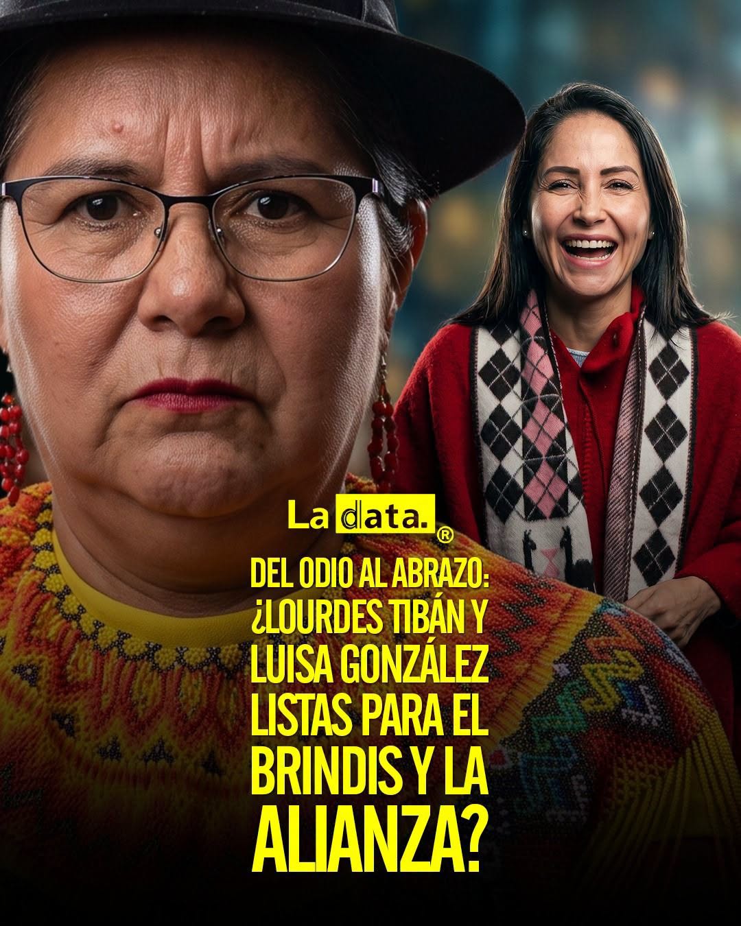 @ladataec 👈 #ladataec #tendenciapolitica #LuisaGonzález  #lourdestiban