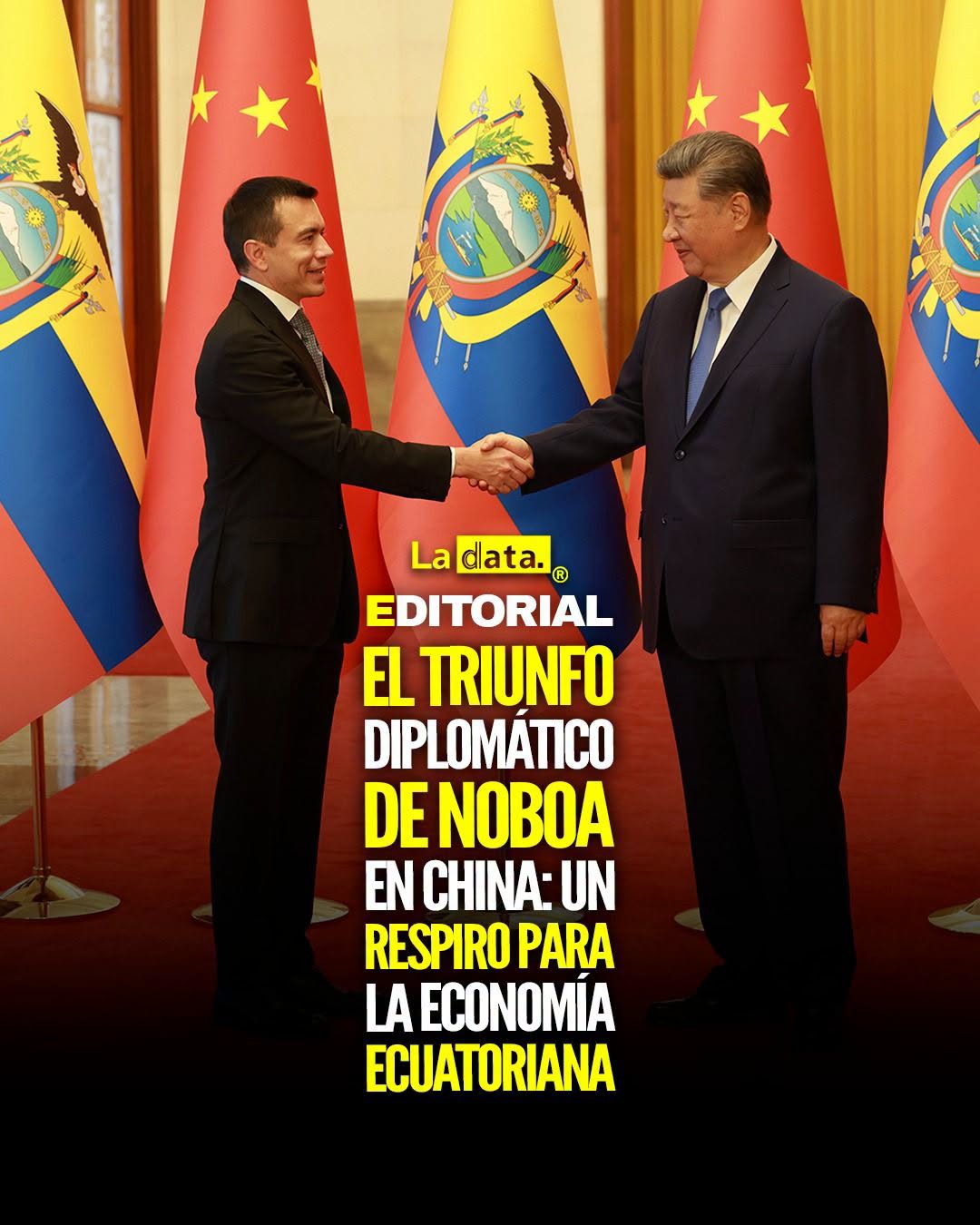 @ladataec👈 #LaData #TendenciaPolitica #China #DanielNoboa