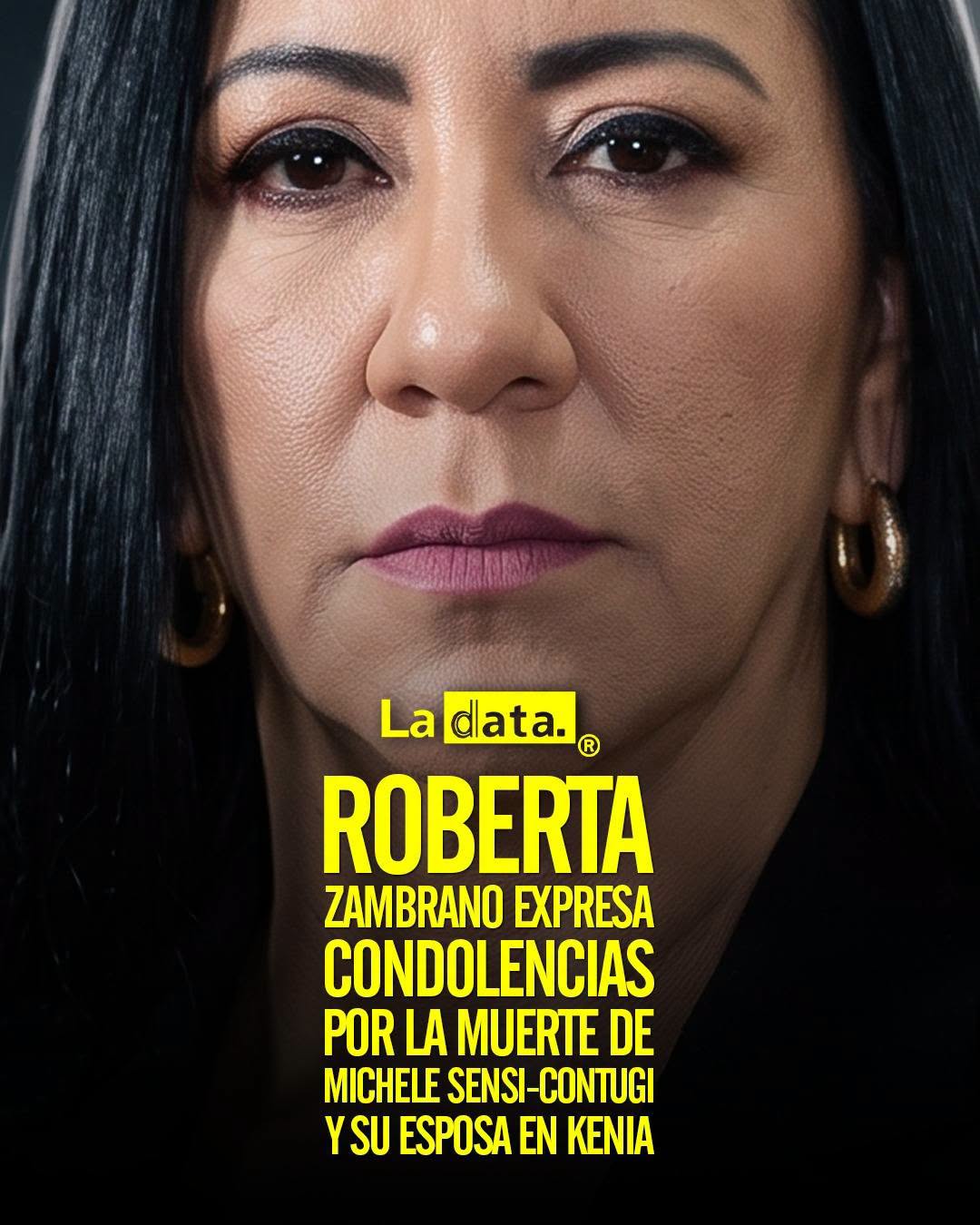 @ladataec 👈 ‎ ‎#ladata #TendenciaPolítica #RobertaZambrano #Condolencias