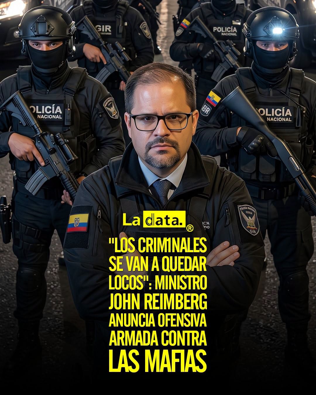@ladataec 👈 #ladata #TendenciaPolítica #JohnReimberg #Seguridad
