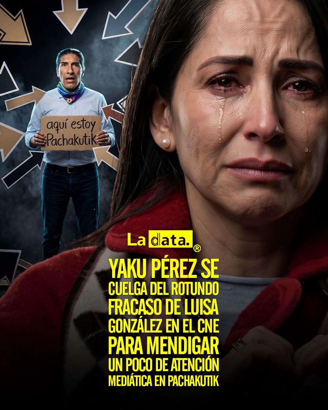 @ladataec 👈 #ladata #TendenciaPolítica #YakuPérez #LuisaGonzález