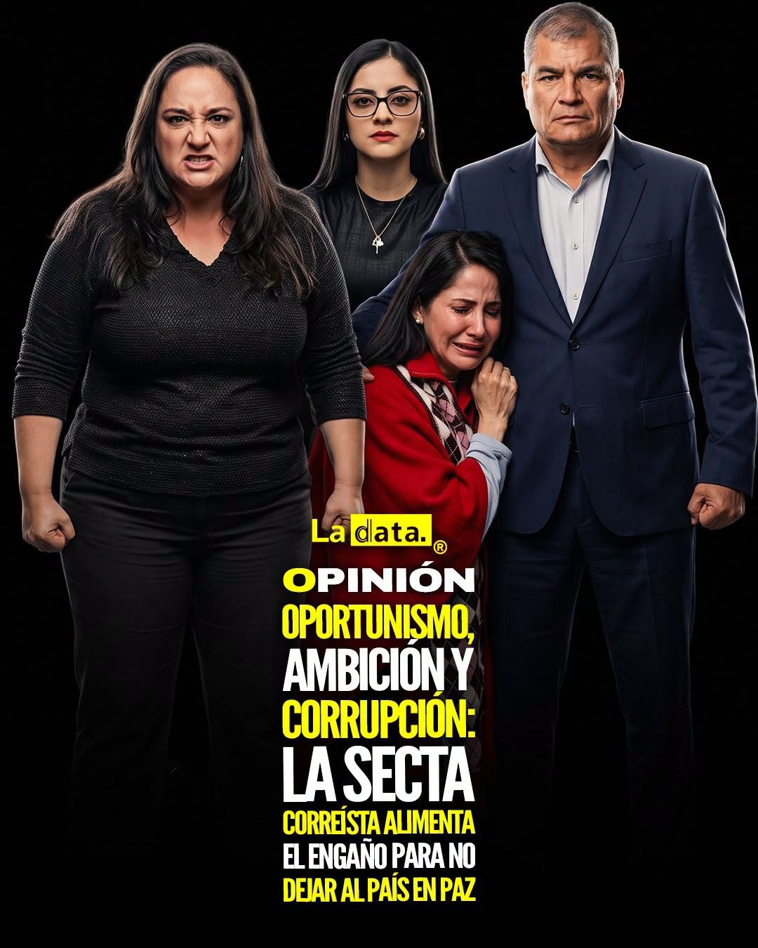 @ladataec 👈 ‎ ‎#ladata #TendenciaPolítica #Correísmo #Decadencia