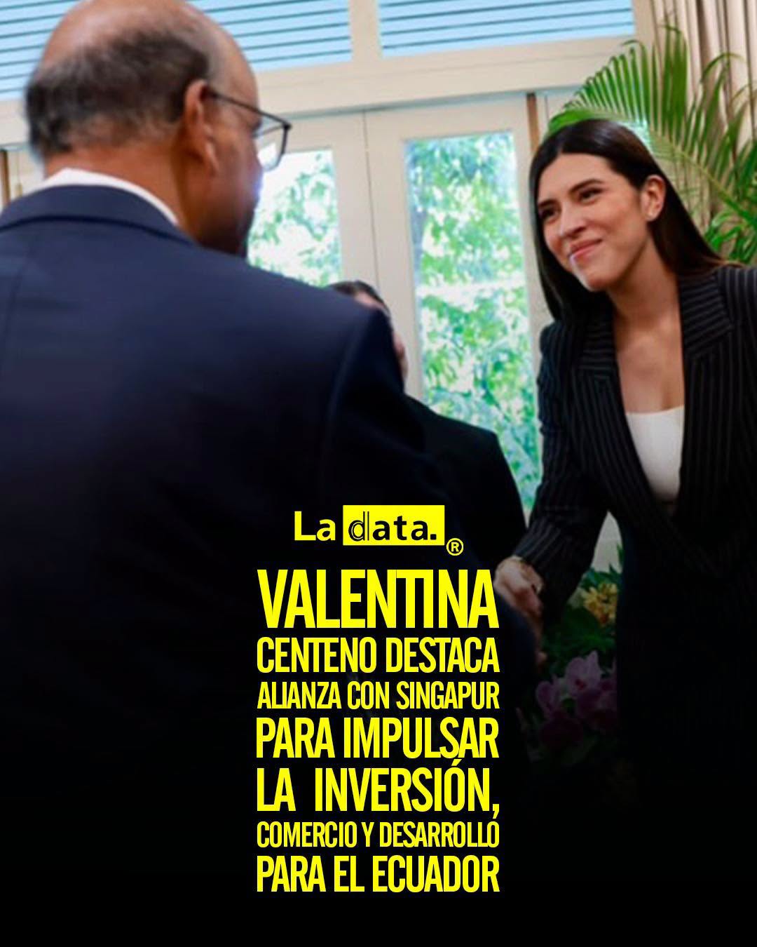 La Data 👈 ‎ ‎#ladata #TendenciaPolítica #ecuador #ValentinaCenteno