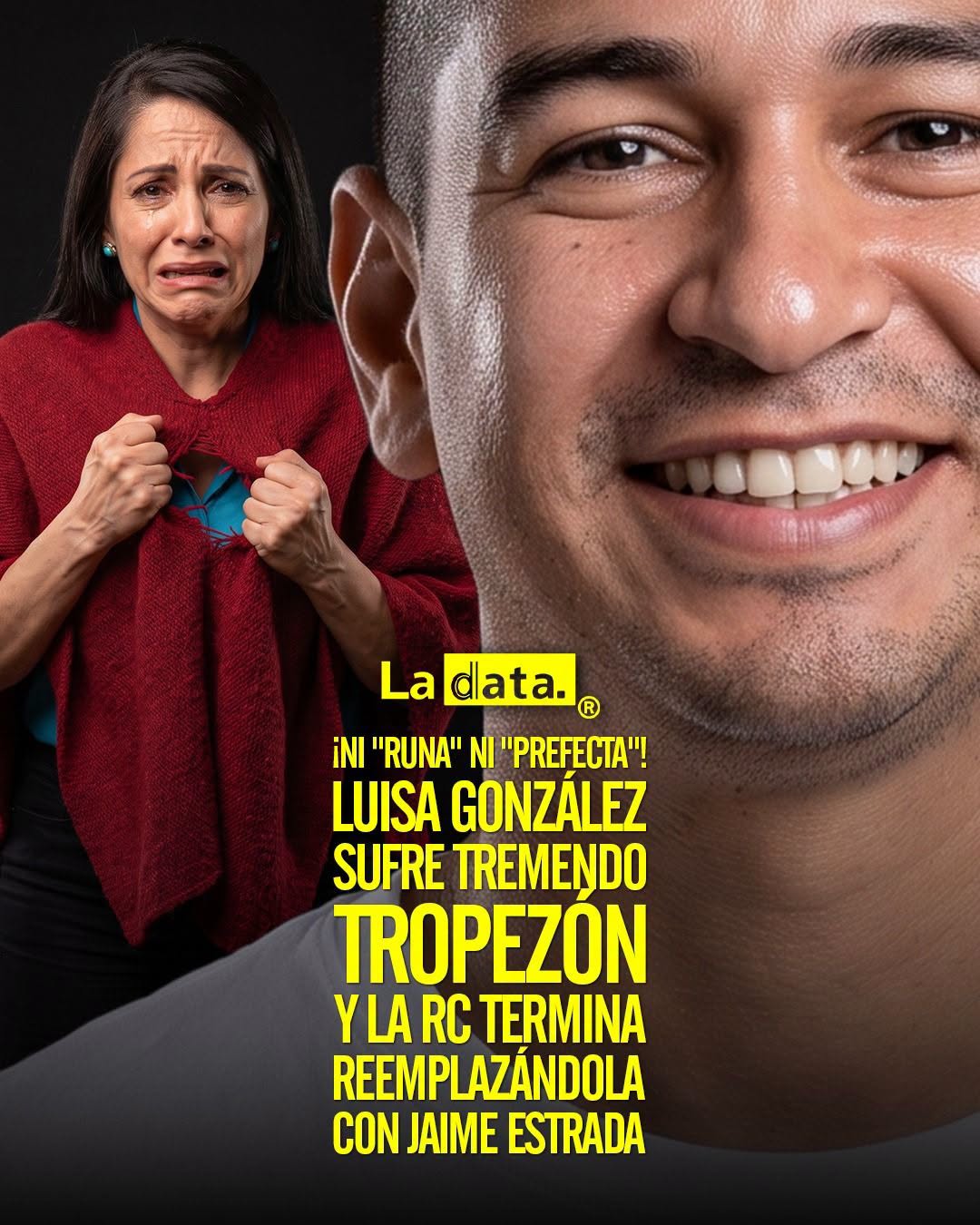 @ladataec 👈 #ladataec #tendenciapolitica #luisagonzalez #jaimeestrada