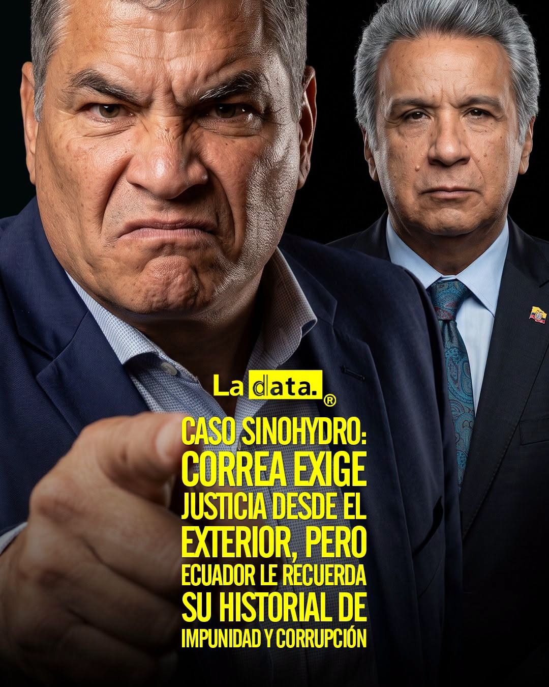 @ladataec 👈 ‎ ‎#ladata #TendenciaPolítica #RafaelCorrea #Corrupción