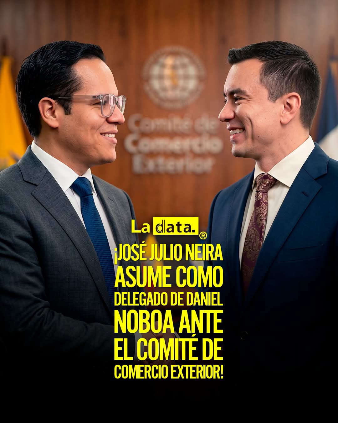 @ladataec👈 #ladata #TendenciaPolítica #JoséJulioNeira #DanielNoboa
