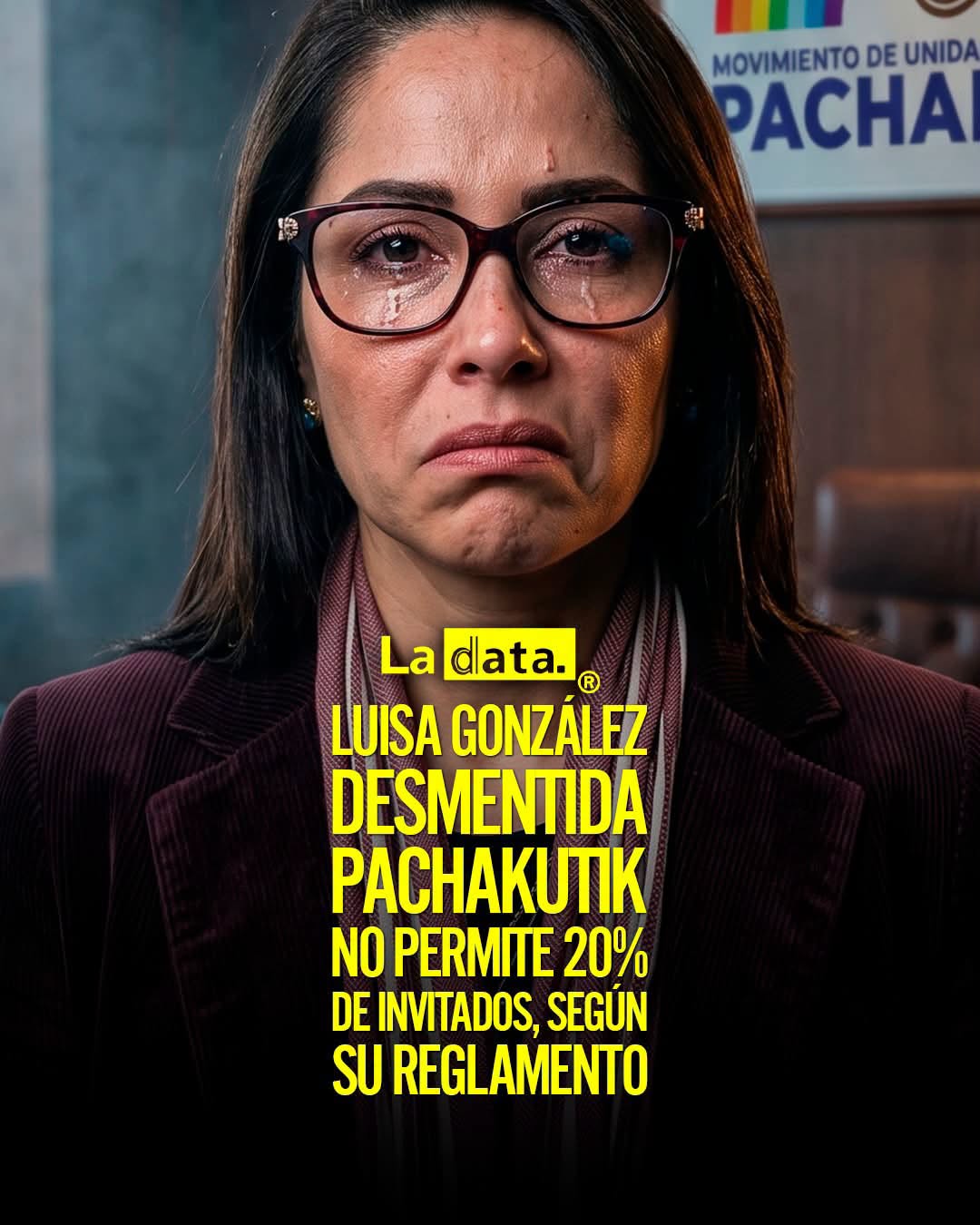@ladataec👈 #LaData #TendenciaPolitica #LuisaGonzalez #Pachakutik