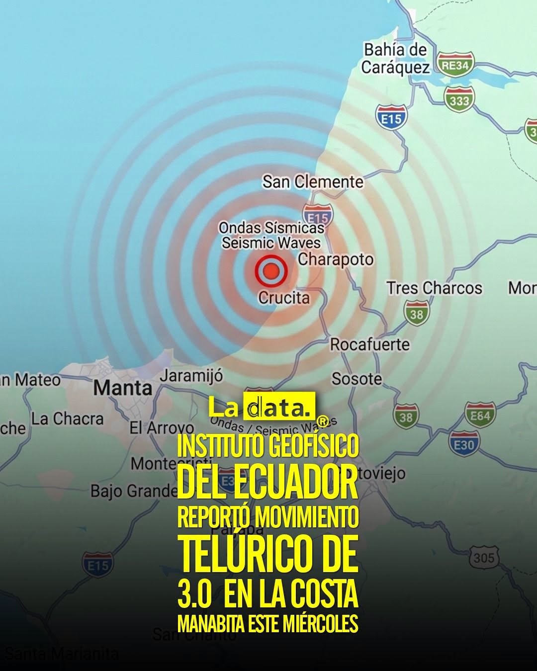 @ladataec 👈 ‎ ‎#ladata #TendenciaPolítica #Sismo #Manabí