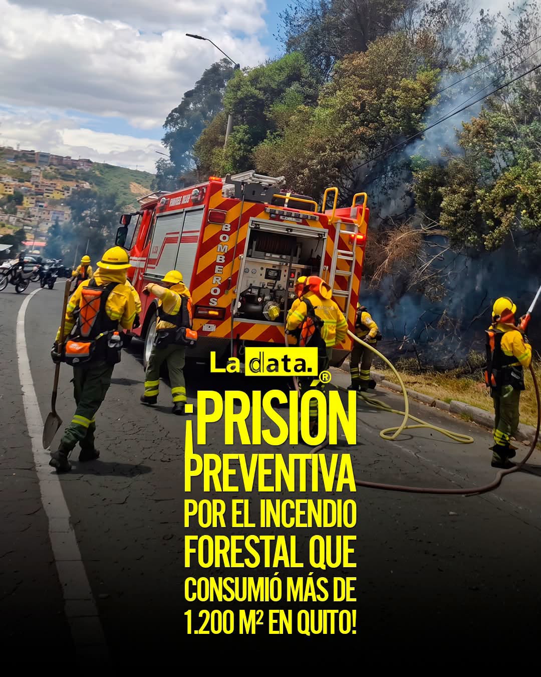 @ladataec👈 #ladata #TendenciaPolítica #Quito #IncendioForestal