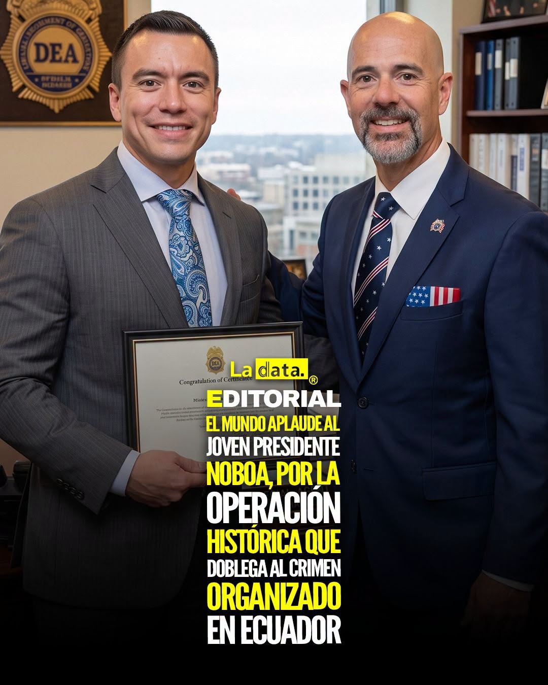 @ladataec 👈 ‎ ‎#ladata #TendenciaPolítica #Ecuador #DEA