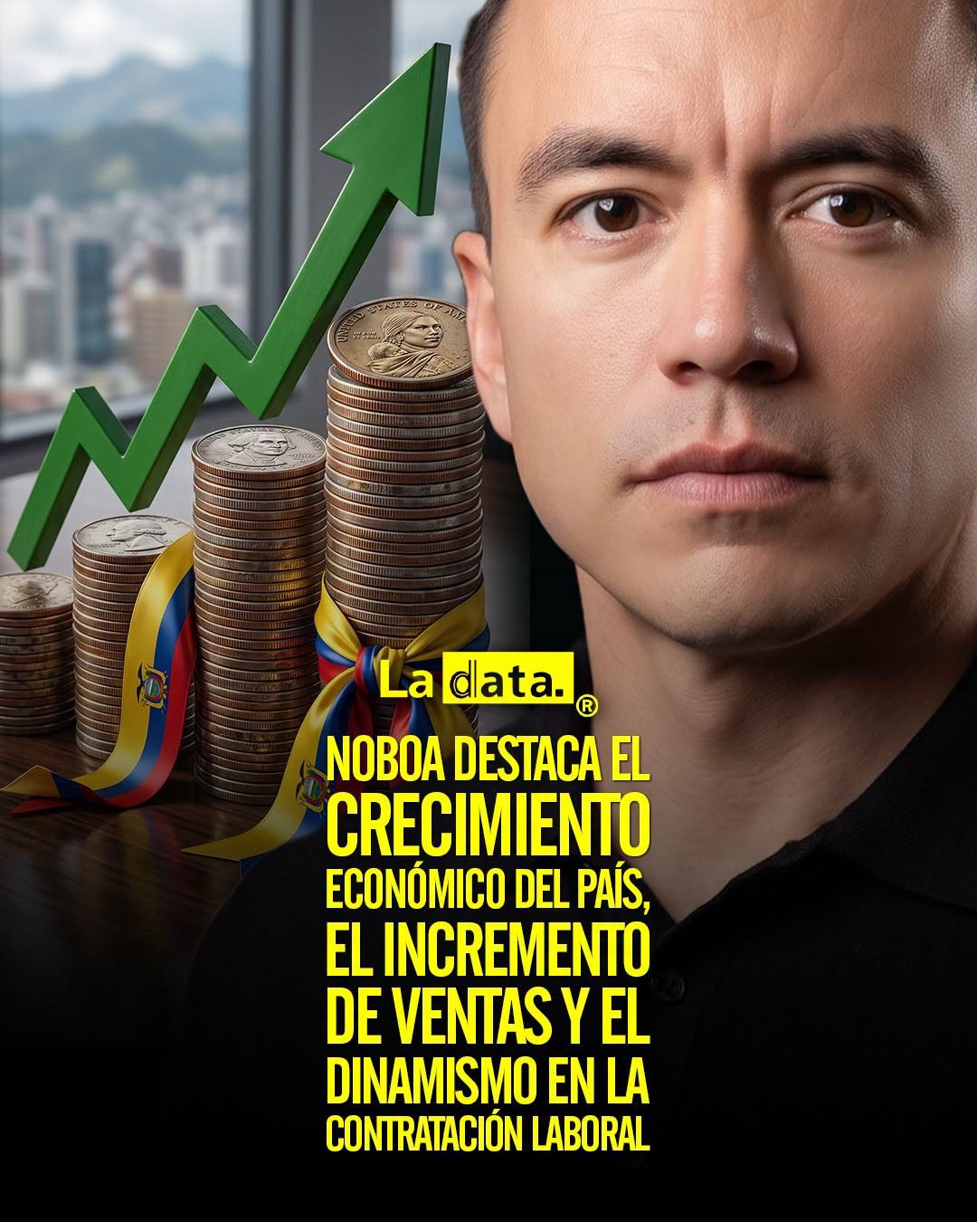 @ladataec 👈 ‎ ‎#ladata #TendenciaPolítica #Guayaquil #DanielNoboa