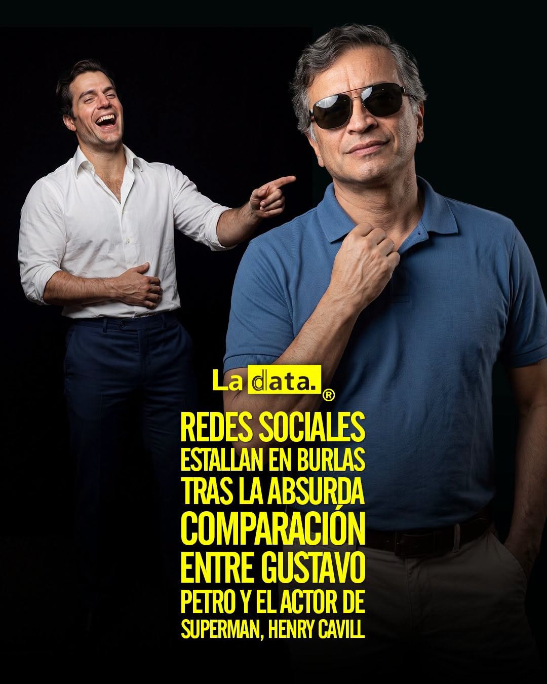 @ladataec 👈 #ladata #TendenciaPolítica #GustavoPetro #HenryCavill