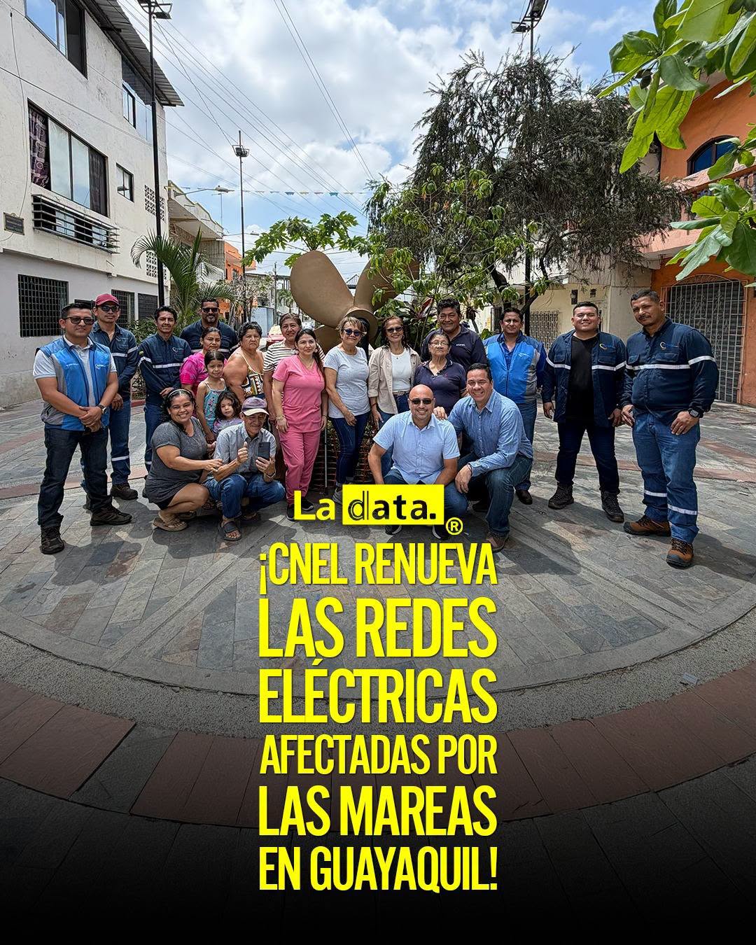 @ladataec👈 #ladata #TendenciaPolítica #CNEL #Guayaquil
