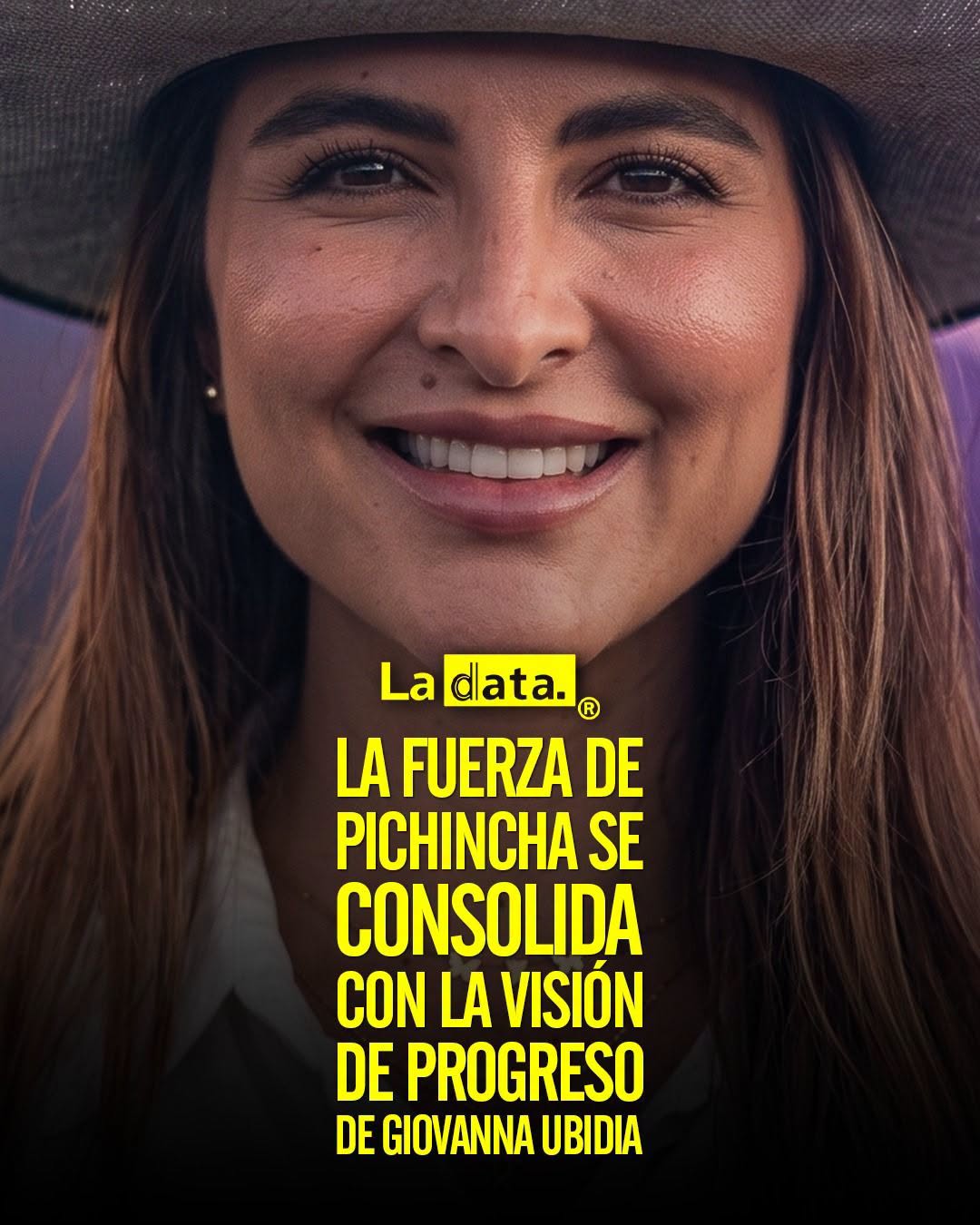 @ladataec 👈 ‎ ‎#ladata #TendenciaPolítica #GiovannaUbidia #Pichincha