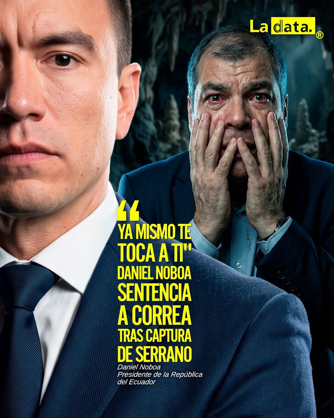 @ladataec👈 #LaData #TendenciaPolitica #RafaelCorrea #DanielNoboa