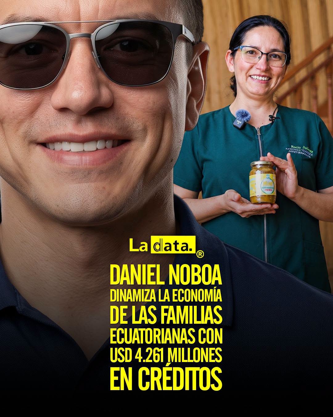 @ladataec 👈 ‎ ‎#ladata #TendenciaPolítica #DanielNoboa #Economía