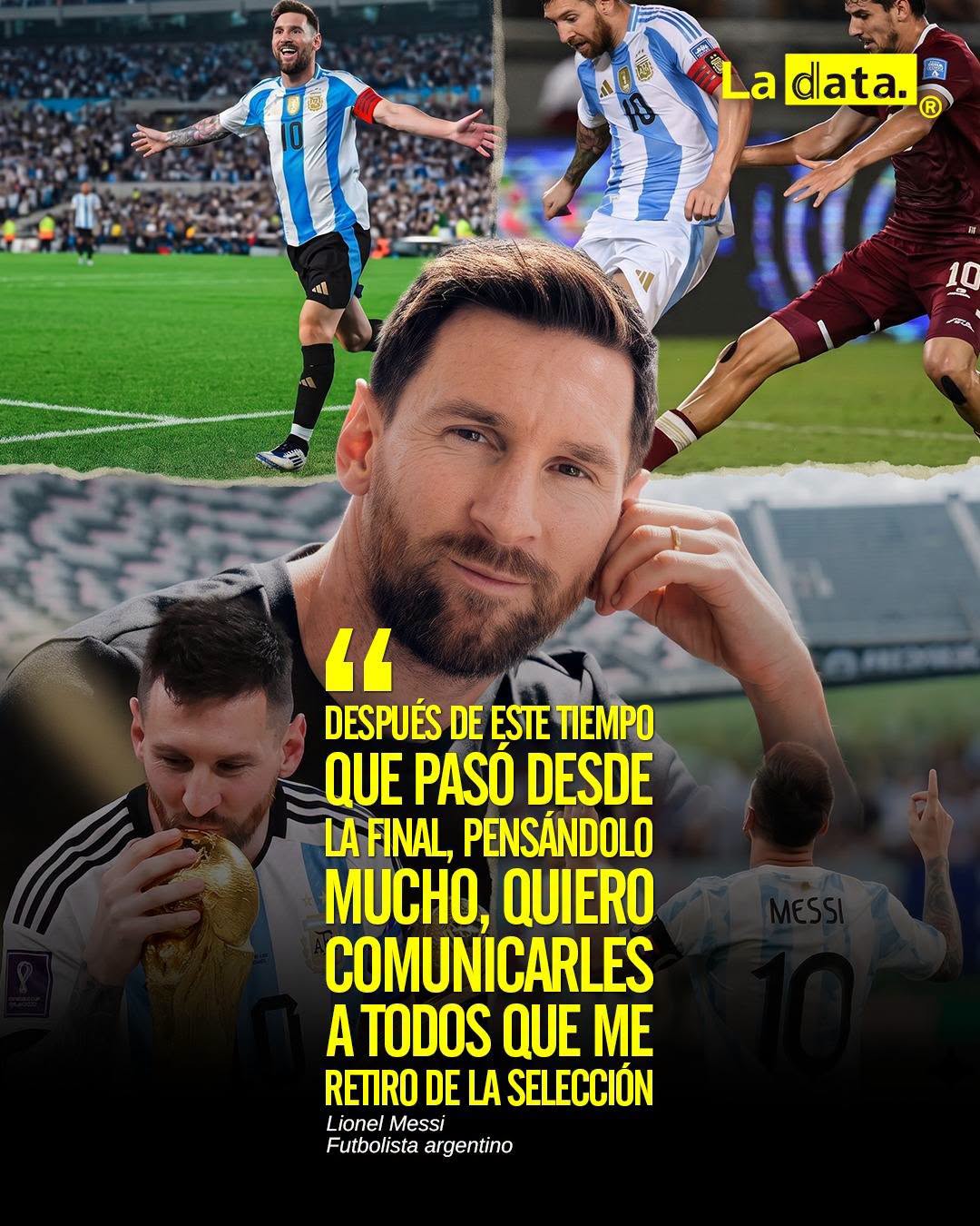 @ladataec 👈 ‎ ‎#ladata #TendenciaPolítica #LionelMessi #Argentina