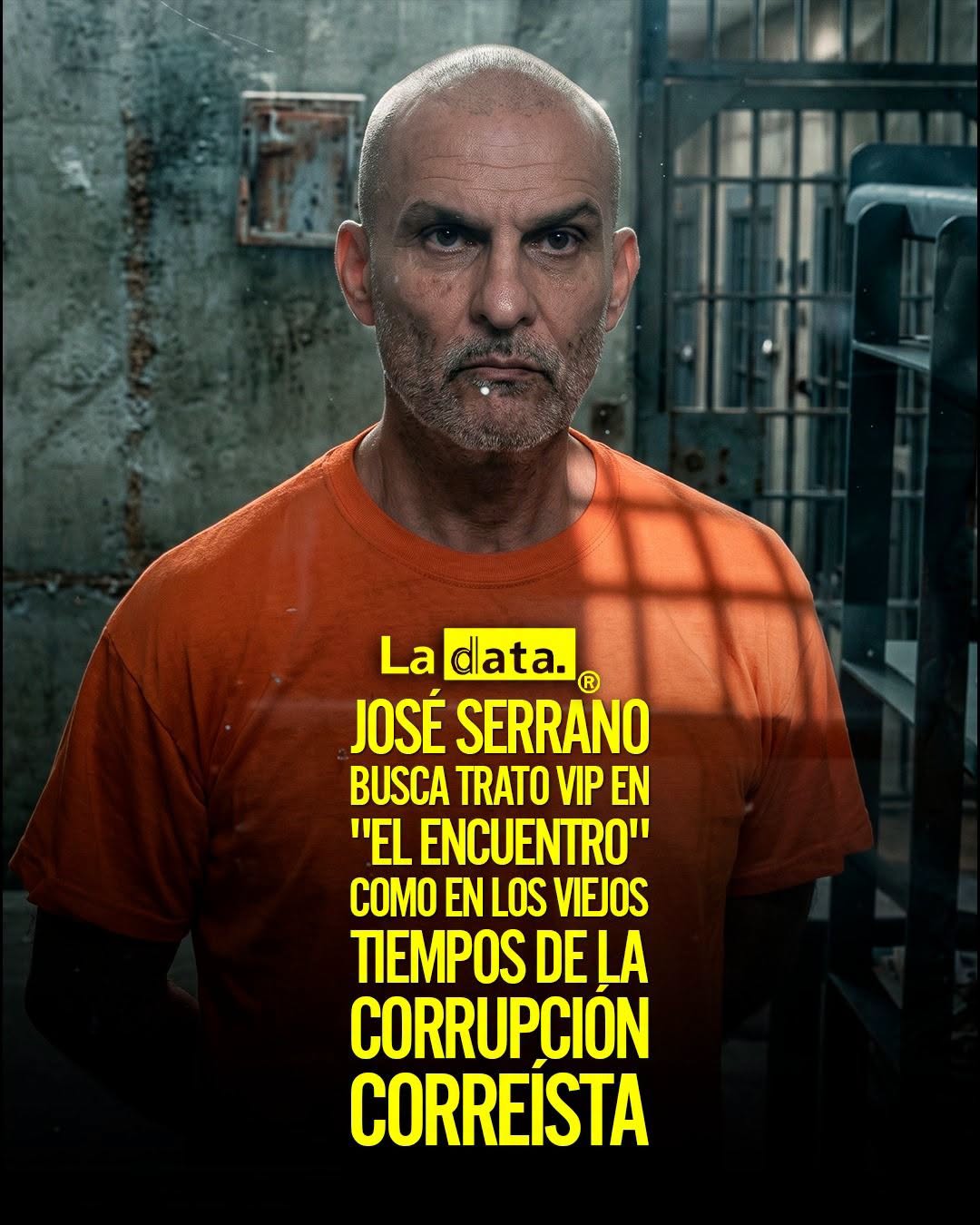 @ladataec 👈 ‎ ‎#ladata #TendenciaPolítica #JoséSerrano #Preso
