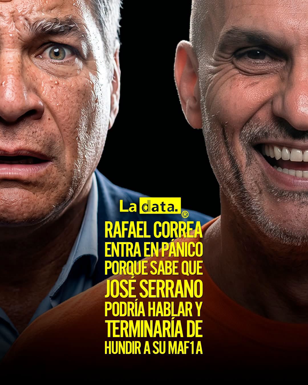 @ladataec 👈 #ladata #TendenciaPolítica #RafaelCorrea #JoséSerrano