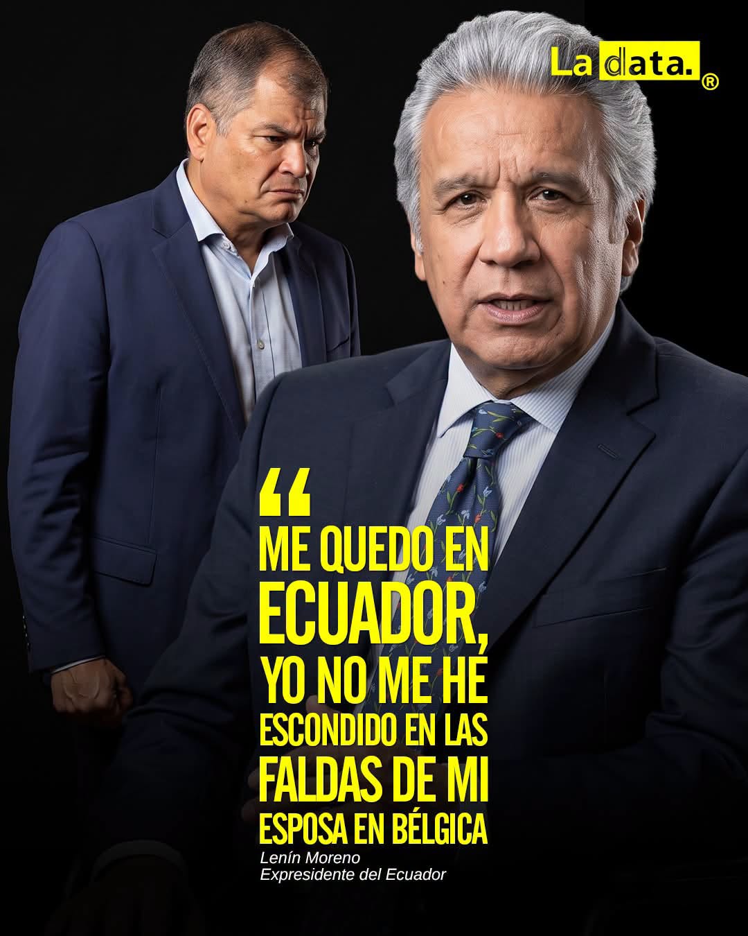 @ladataec 👈 ‎ ‎#ladata #TendenciaPolítica #LenínMoreno #CasoSinohydro