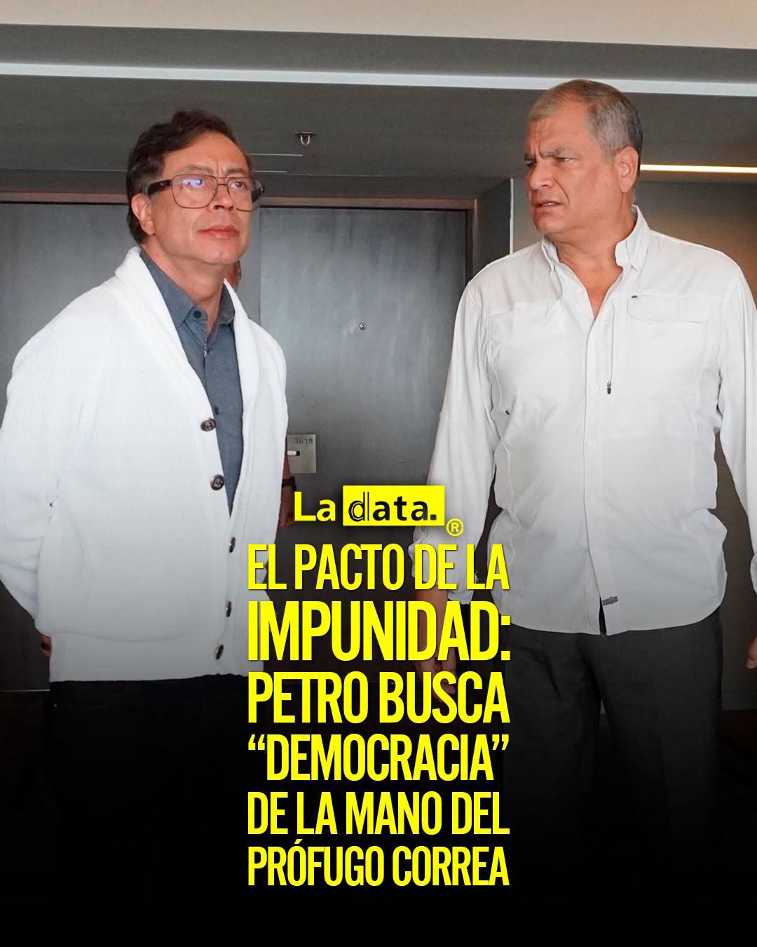@ladataec👈 #ladata #TendenciaPolítica #GustavoPetro #RafaelCorrea