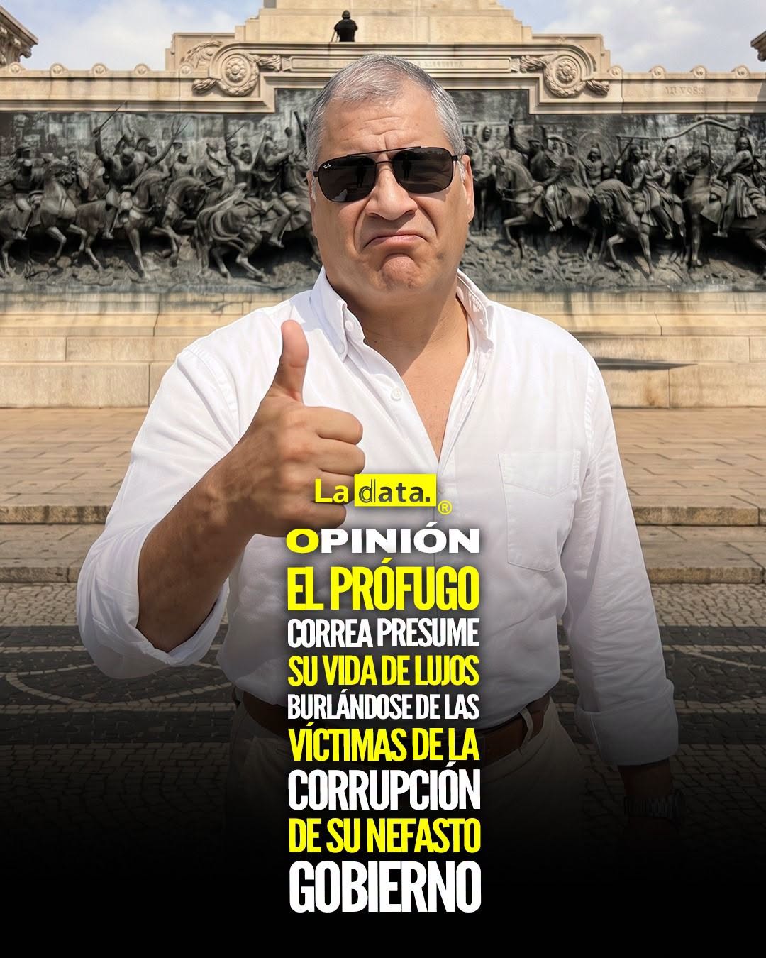 @ladataec  #ladata #TendenciaPolítica #RafaelCorrea #Corrupción