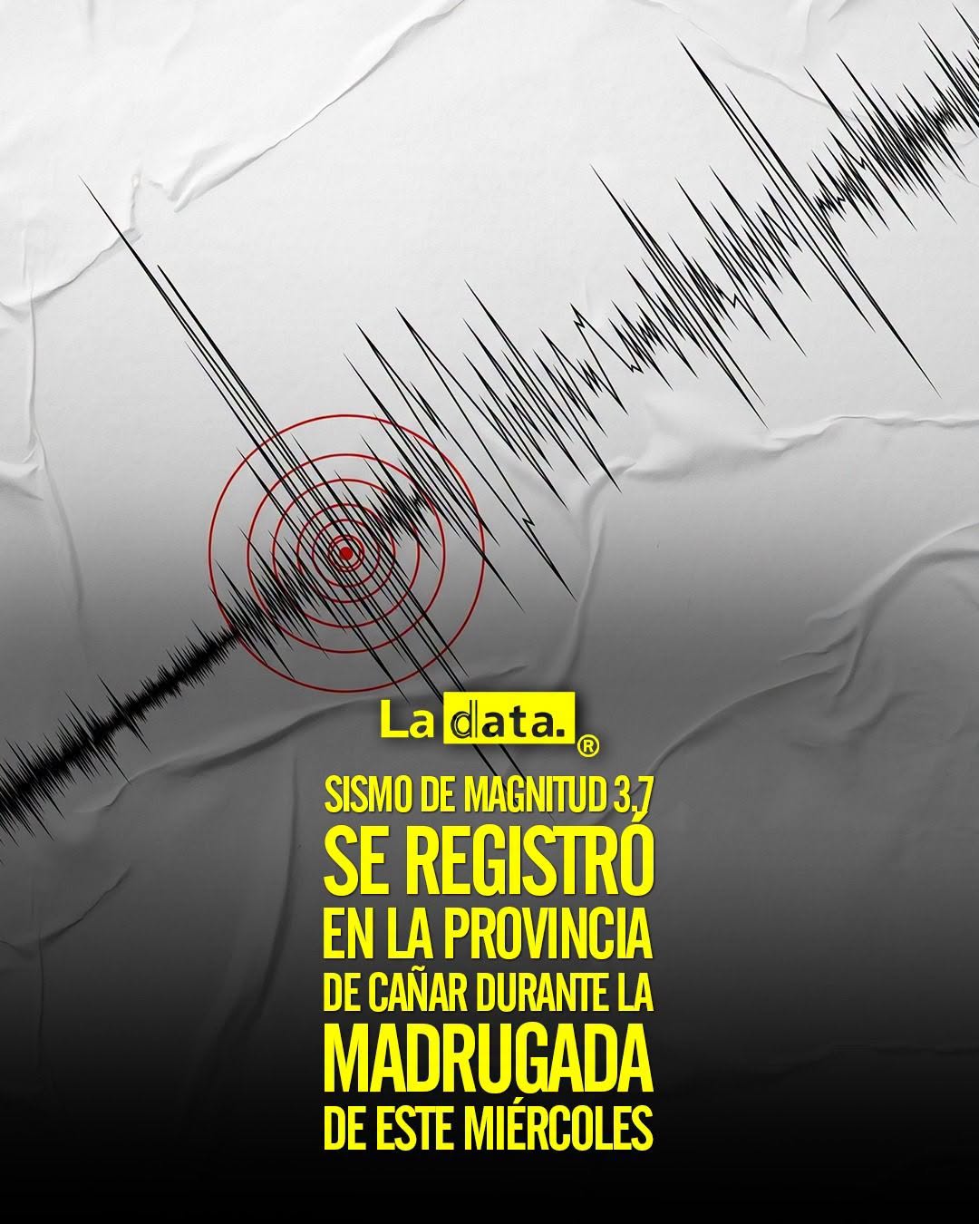 @ladataec 👈 ‎ ‎#ladata #TendenciaPolítica #Sismo #Cañar