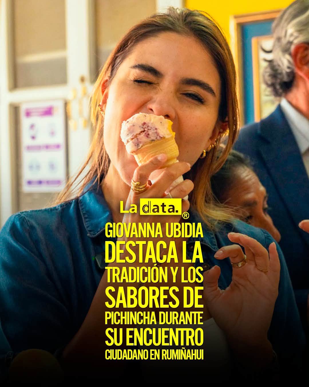 @ladataec 👈 ‎ ‎#ladata #TendenciaPolítica #GiovannaUbidia #Rumiñahui