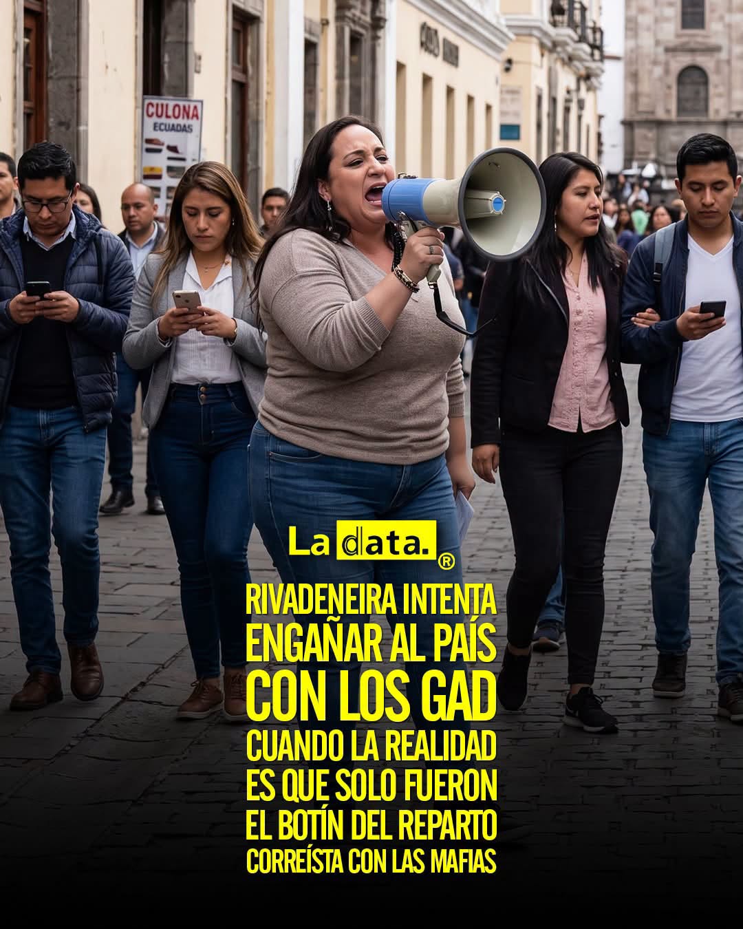 @ladataec 👈 ‎ ‎#ladata #TendenciaPolítica #GabrielaRivadeneira #Correísmo