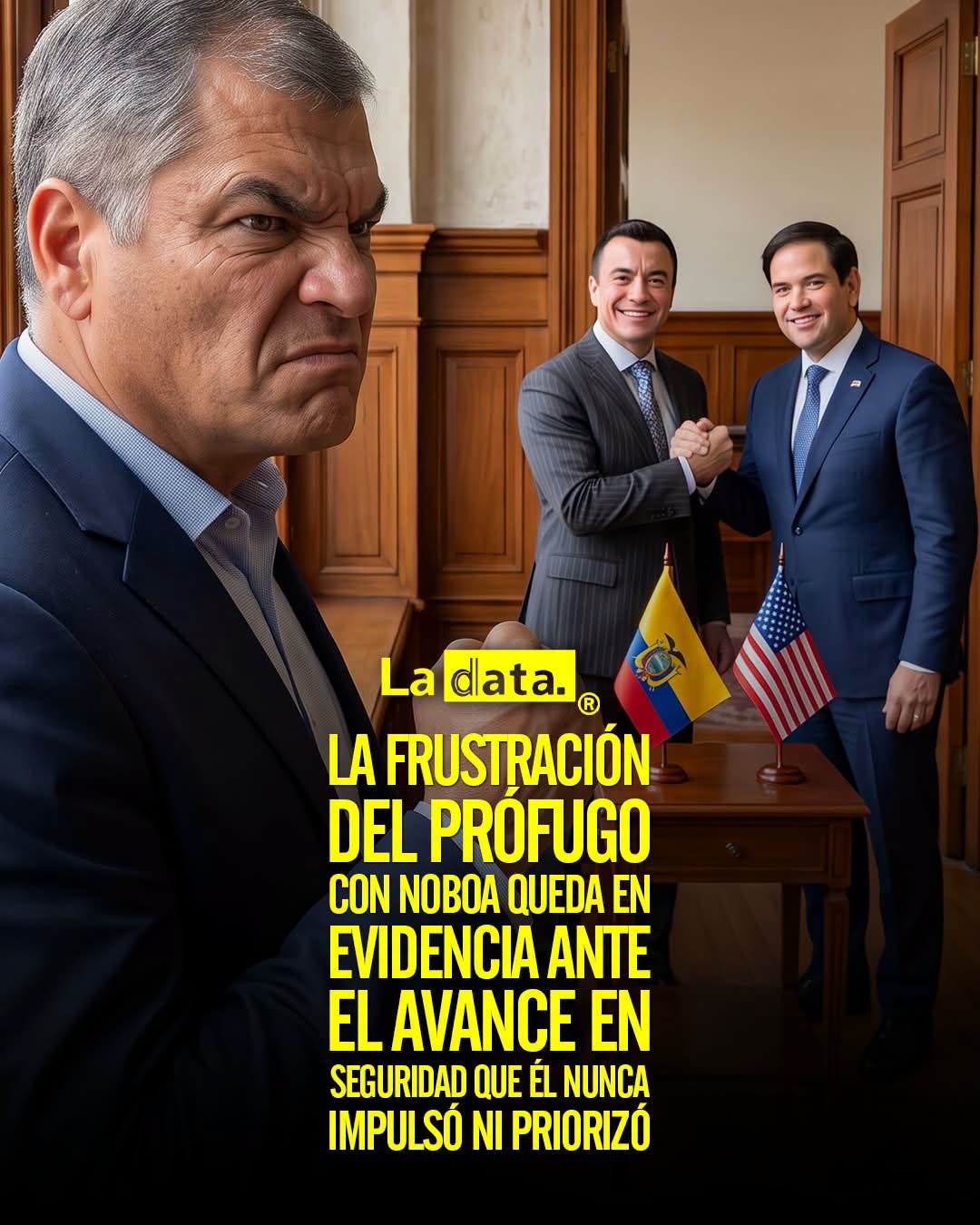 @ladataec 👈 ‎ ‎#ladata #TendenciaPolítica #RafaelCorrea #Corrupción
